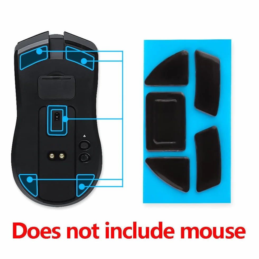 2 zestawy podkładek pod nóżkę myszy łyżwy kompatybilne z myszą Razer Viper Ultimate (do Razer Viper Wireless)