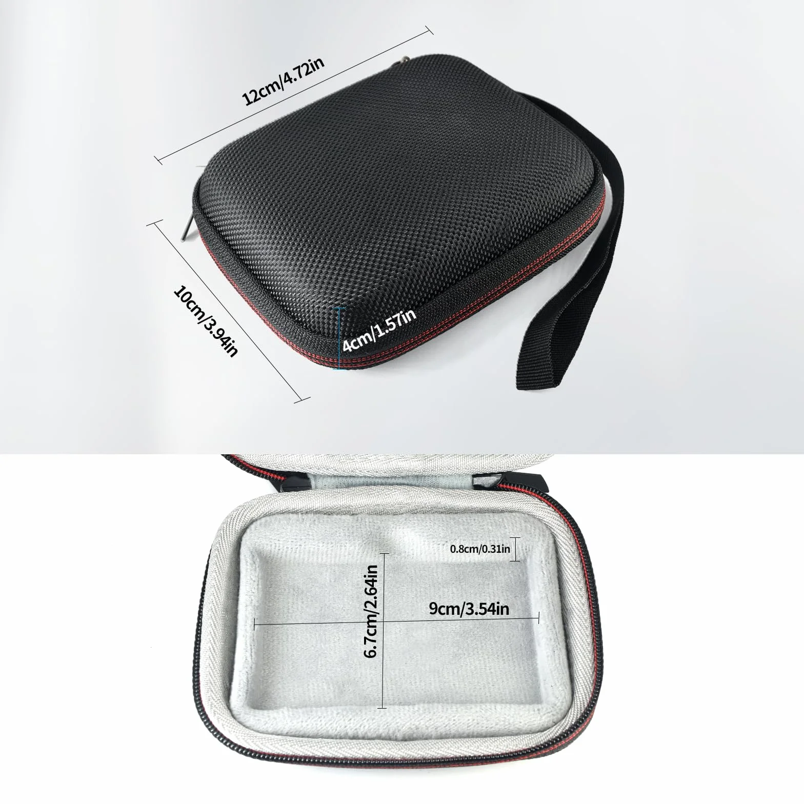 Samsung T9 etui na dysk twardy EVA wodoodporne pyłoszczelne czarne