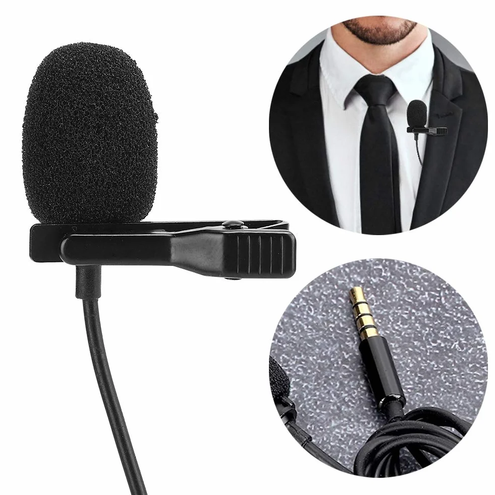 Mikrofon do telefonu komórkowego, karaoke z nagrywaniem mini telefonu kieszonkowego, małe mikrofony przypinane, do 'a, smartfona z systemem Android, lustrzanki, iPada, tabletu,
