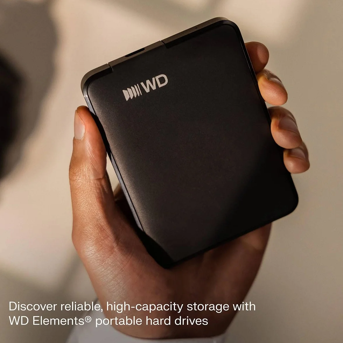 WD 6 TB Elements Portable przenośny dysk twardy USB-C, Grafitowa czerń