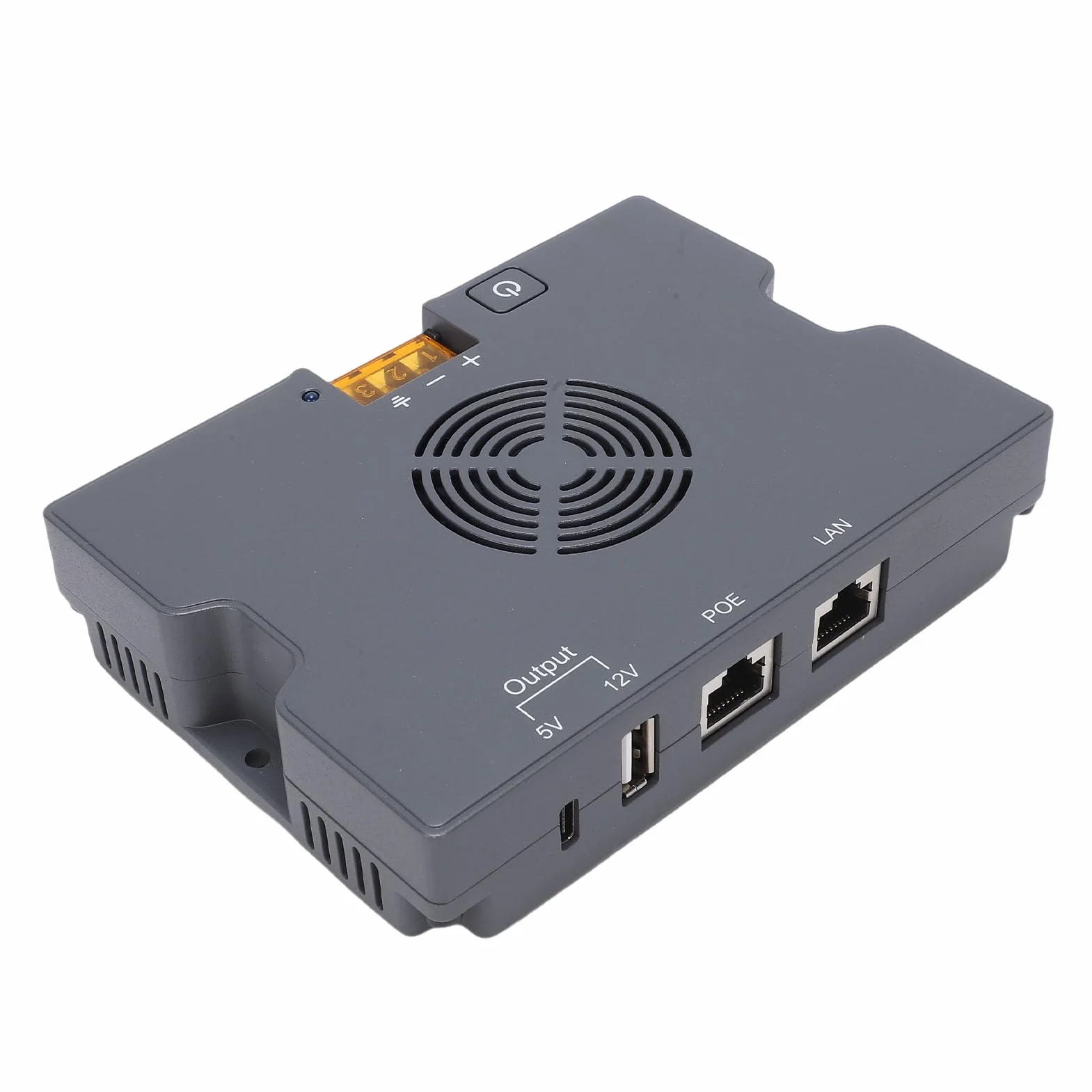 KUIDAMOS Wtryskiwacz PoE Wydajny dla Gen3 Dishy 6A Zasilacz 350 W do Zestawu Satelitarnego Internetu Stop Aluminium
