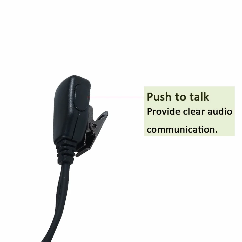 Słuchawki Walkie Talkie z mikrofonem, 2-pinowy zestaw słuchawkowy w kształcie G do Baofeng BF-888S UV-5R BF-F8HP BF-F9 UV-82 UV-82HP UV-82C Kenwood TK-2107 TK-3107 Retevis H777 RT7 RT21 radio