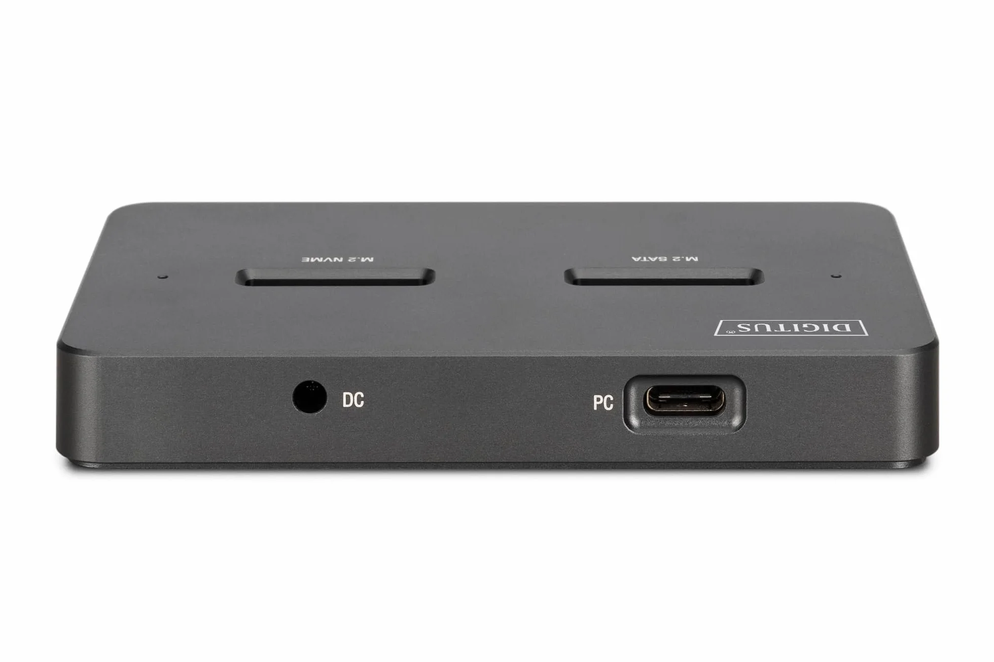 DIGITUS M.2 SSD stacja dokująca – dla dysków SSD NVMe i SATA o pojemności do 4 TB – czytnik kart SD Express – USB-C 3.2 Gen2 10 Gbit/s – dla 2242, 2260, 2280, 22110 – Hot-Swap – czarny