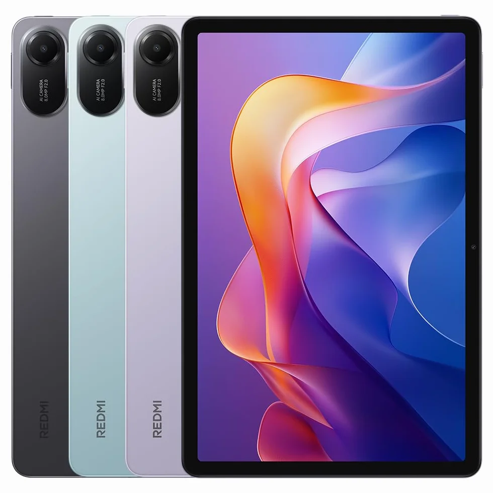 XIAOMI Redmi Pad 2, tablet 6 GB + 128 GB, 1600 x 2560 pikseli, 11 cali, Mediatek Helio G100 Ultra, Android 15, fioletowy, z ładowarką, bez NFC