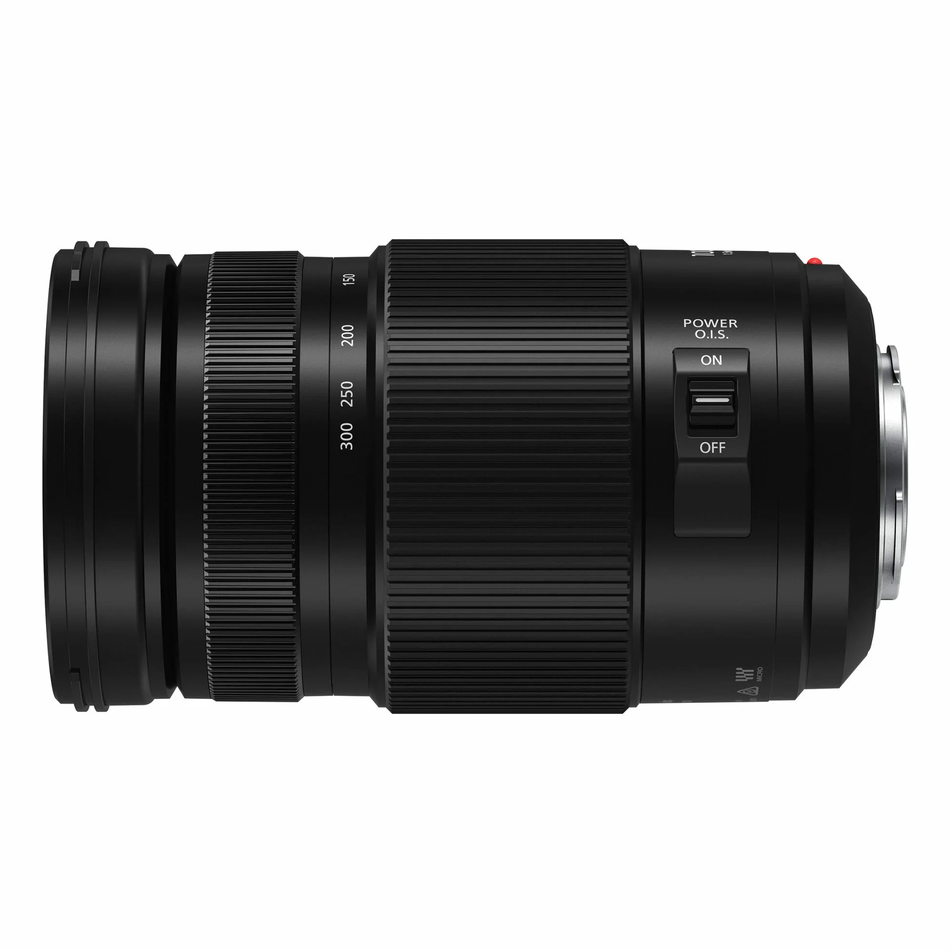 Panasonic Obiektyw LUMIX G II Vario, 100-300 mm, bezlusterkowe Micro Four Thirds, Power O.I.S, H-FSA100300 (czarny USA)