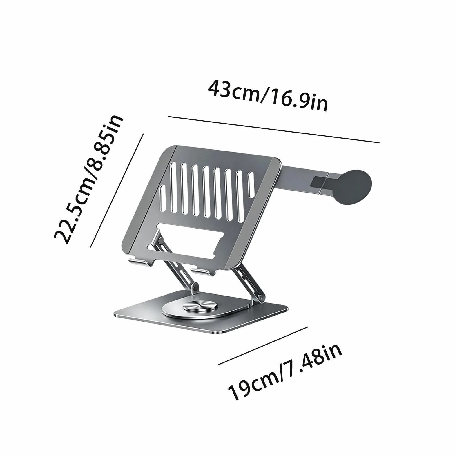 Podstawka pod laptopa na biurko Ergonomiczny Składany Uchwyt Do | Składany Na Laptopa Łóżka, domu, kanapy, pracy, nauki, kuchni, klasy