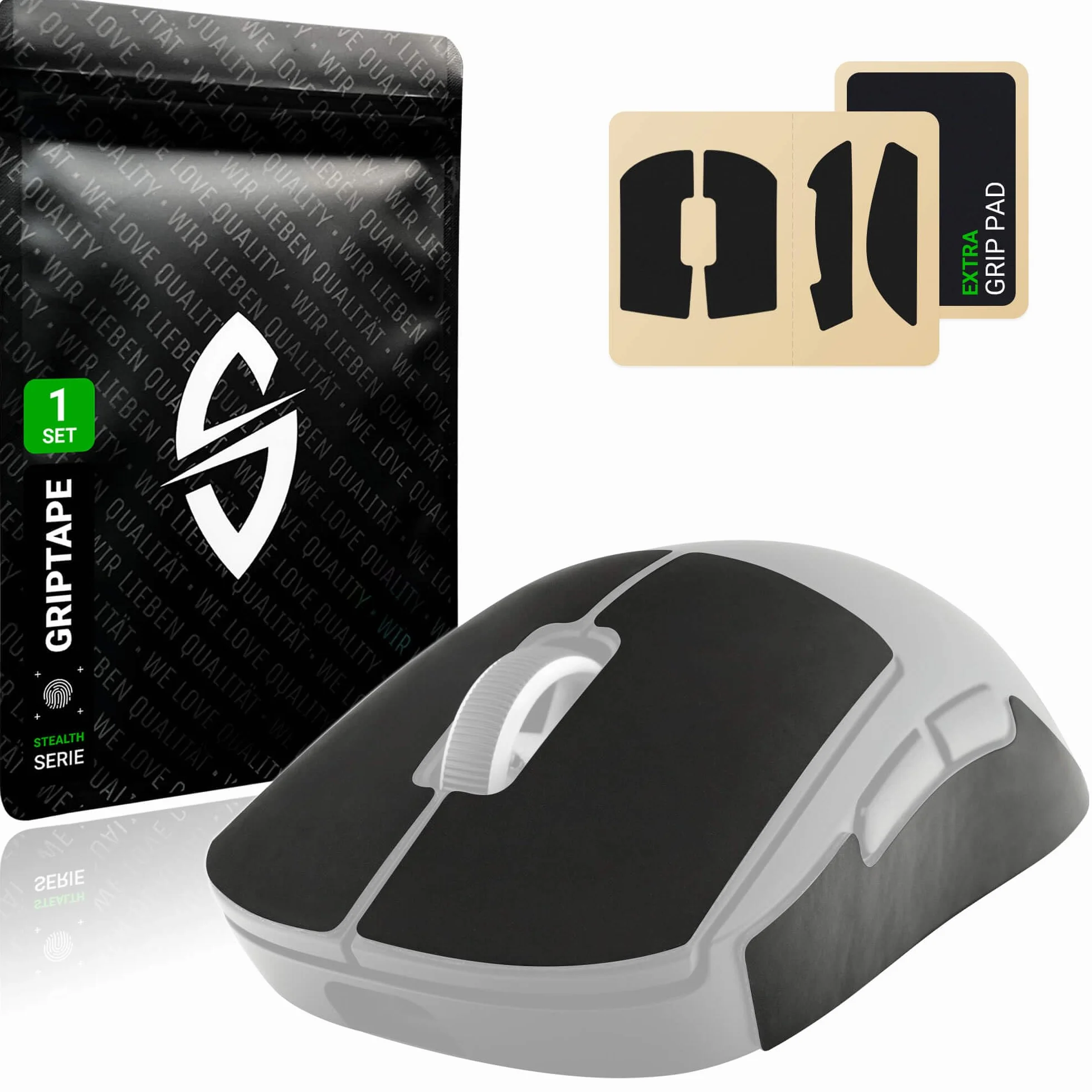 SensoryBoost Zestaw naklejek antypoślizgowych do myszy Logitech G PRO X Superlight