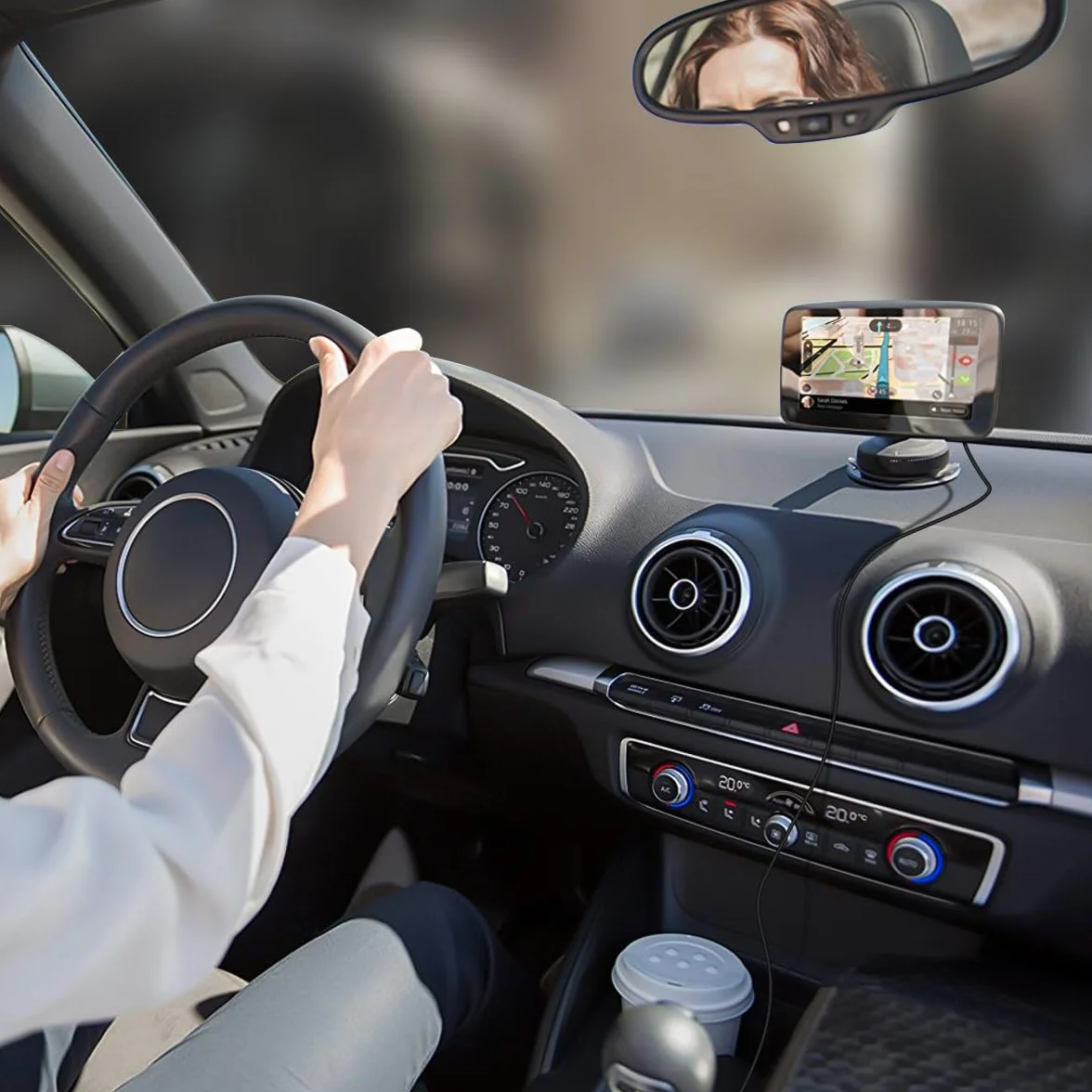 Kabel do ładowania TomTom Sat Nav, kabel ładowania USB AIEVE w samochodzie kompatybilny z TomTom Start 42/52/62, TomTom Go 520/620 samochodowy system nawigacji (4,92 stóp/1,5 m, czarny)