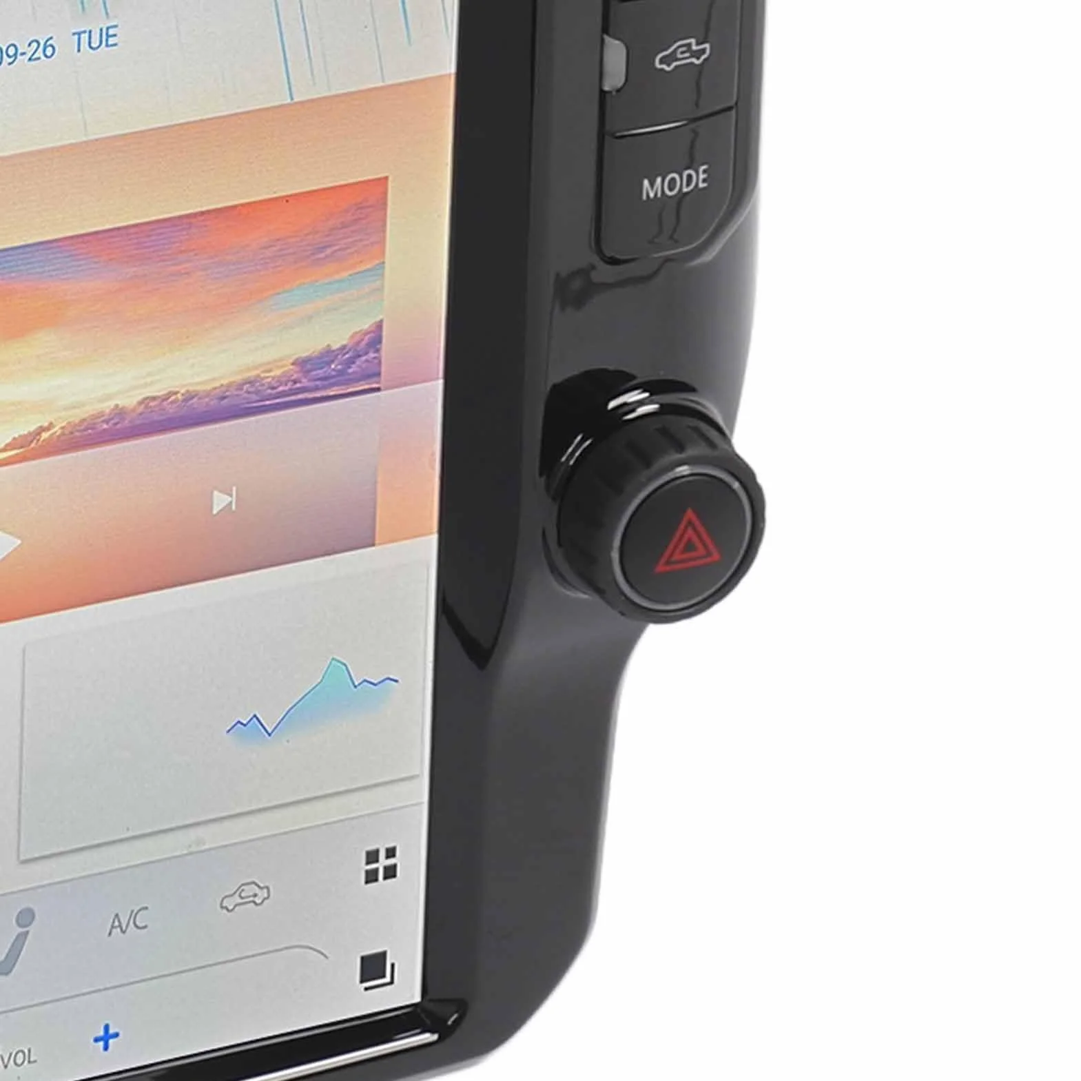 Tomantery Samochodowy Odtwarzacz Multimedialny o Wysokiej Rozdzielczości 11,8-calowy Ekran Carplay dla Samochodowego Zestawu Stereo z Systemem dla 1500, 2500, 3500, 4500, 5500 (8+128G)