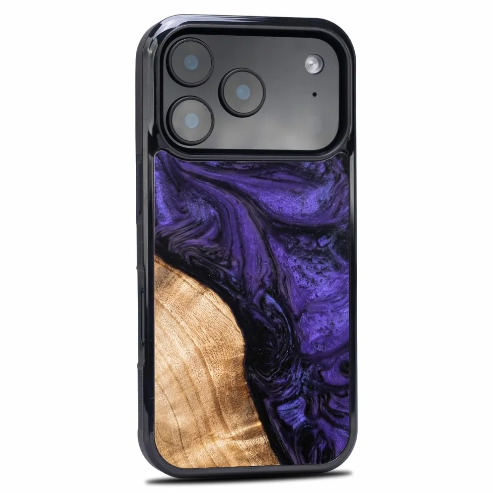 Unikalne etui kompatybilne z iPhone 17 Pro - fioletowe