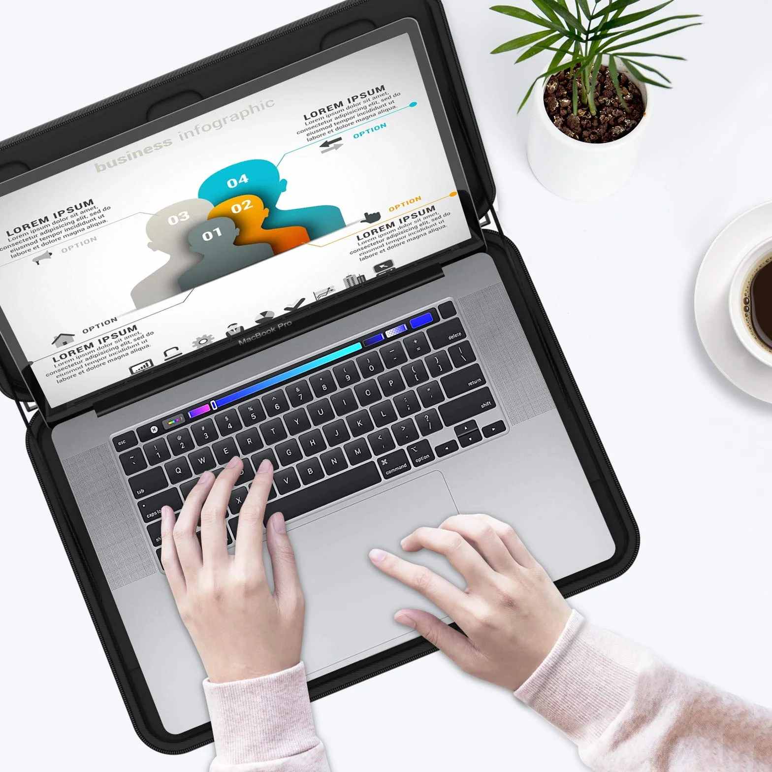 Smatree Macbook Pro 40.6 cm etui twarda obudowa, pokrowiec ochronny na laptopa kompatybilny z 40.6 cm Macbook Pro 2021 2019/39.6 cm Razer Blade 15/ HP 15s/ Dell XPS 15 9500, czarny