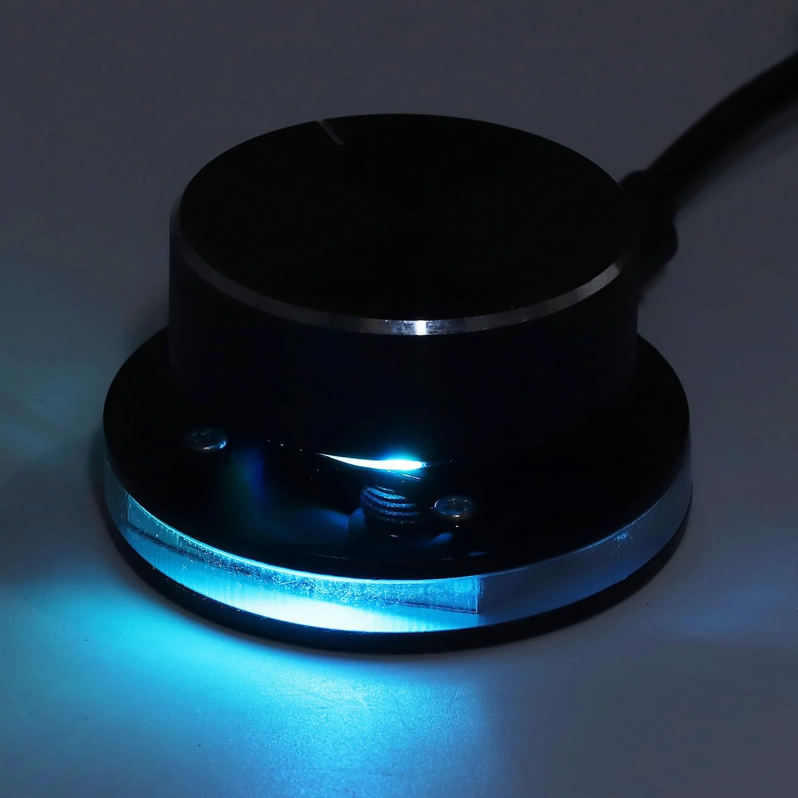 Kontroler Audio, Pokrętło Sterowania Objętością Objętości USB z Pokrętłem Objętości światła RGB dla Systemu Android System PC Multimedia Type C Zewnętrzny Kontroler Regulacji Mediów