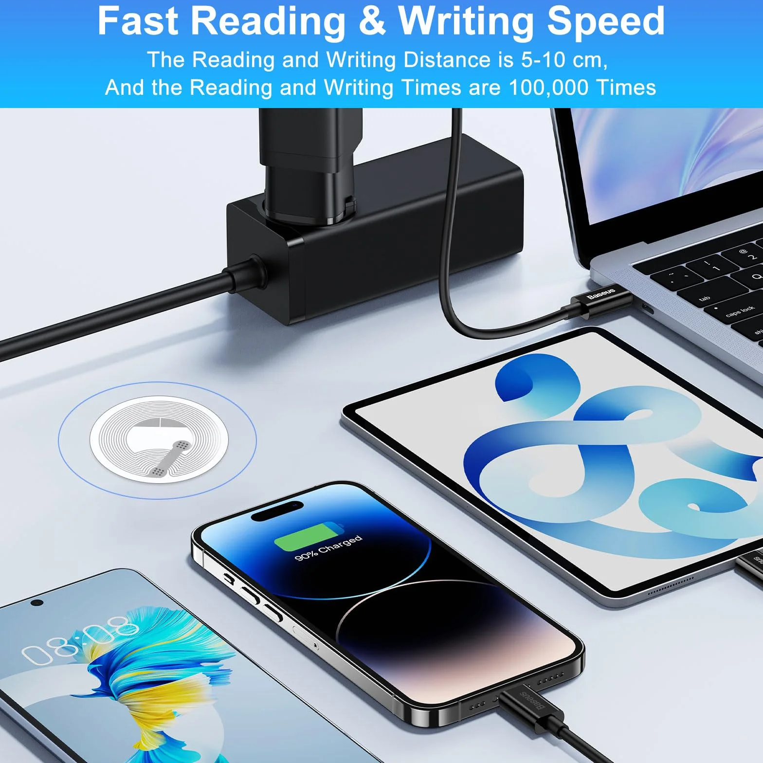 70 sztuk naklejek NFC Tag 25mm naklejki NFC Ntag215 NFC 215 Tag nadpisywalne karty NFC programowalne 492 bajtów pamięci NFC Chip NFC Card NFC naklejki dla wszystkich urządzeń z obsługą NFC