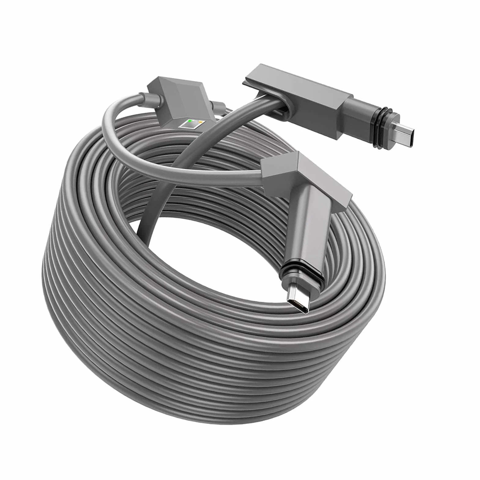 Sorandy Zewnętrzny Kabel Satelitarny o Długości 30 Stóp, Kabel 2 w 1 IP68 z Portem Ethernet, Przewód Zamienny do Anteny GEN2/V2