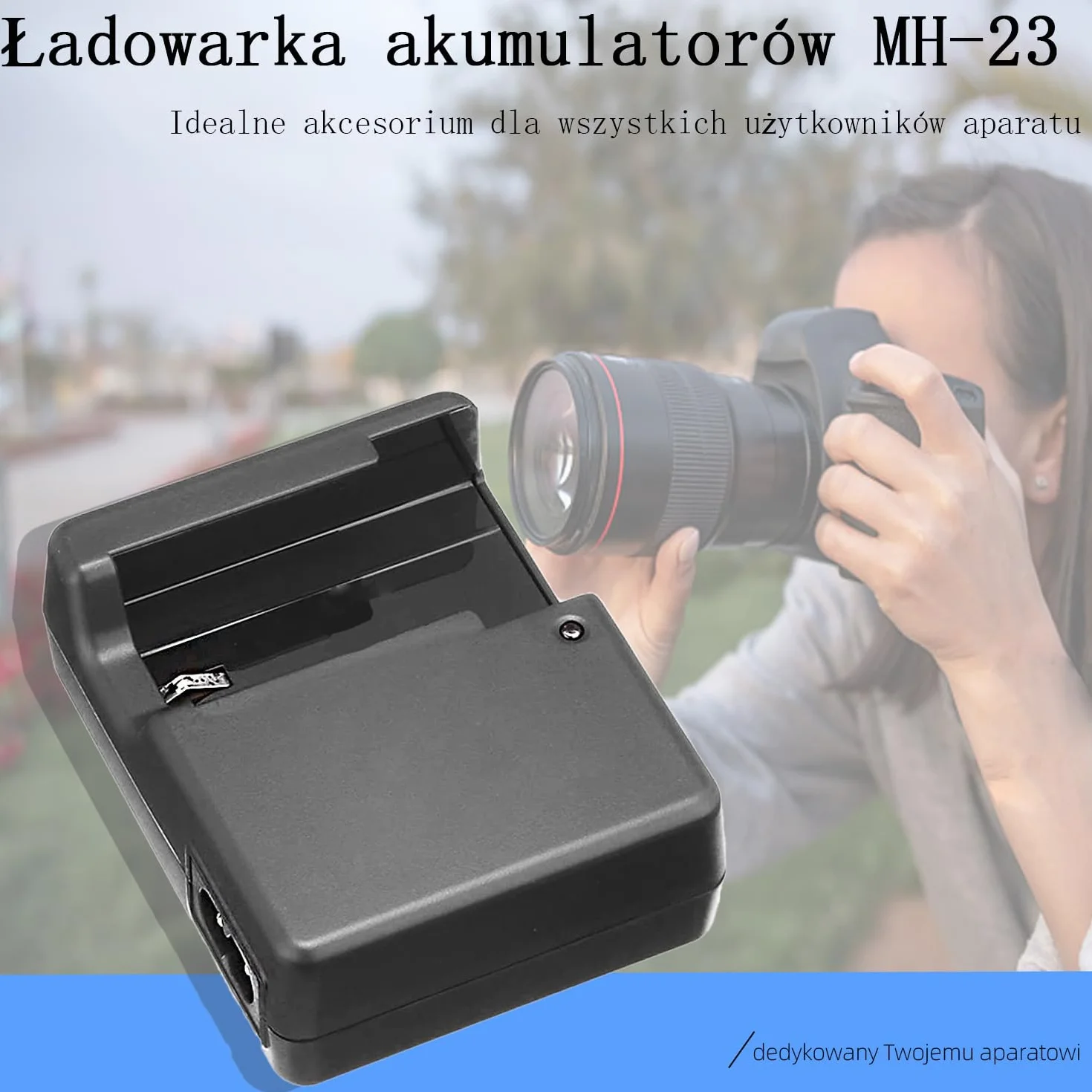 Ładowarka Akumulatorów MH-23 EN-EL9 EN-EL9a Kompatybilna Z D40 D40X D60 D3000 D5000 D8000