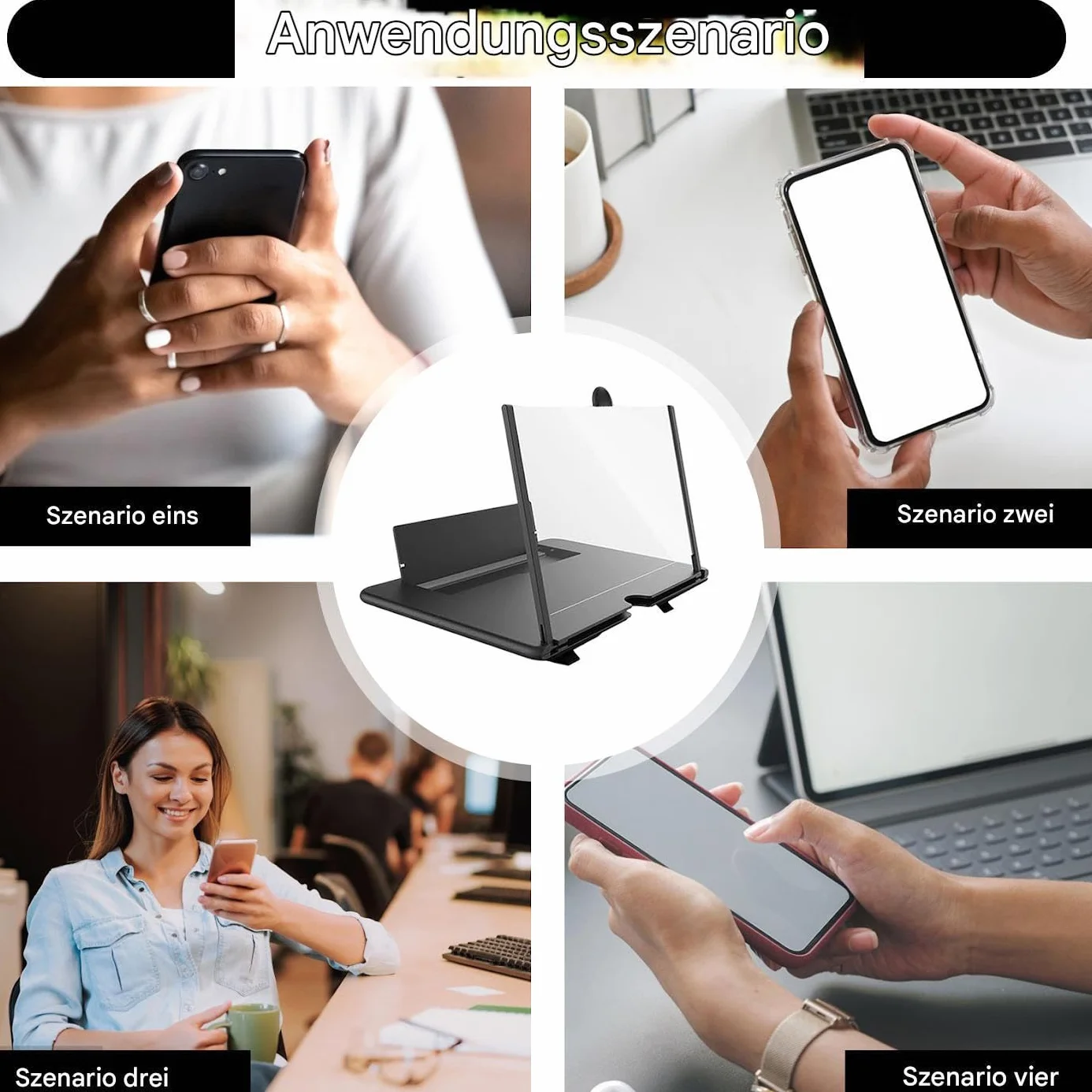 Powiększenie 3D HD do smartfona i komputera stacjonarnego – urządzenie powiększające wyświetlacz