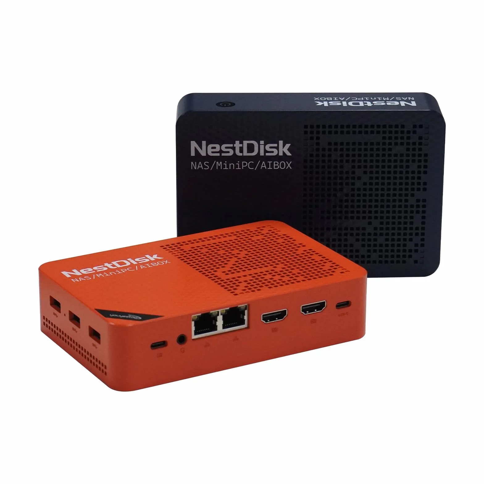 Youyeetoo NAS Mini iPC z czterordzeniowym procesorem Intel N150, 4 wnęki NVME (16 TB Max), podwójny 2,5G Ethernet + WiFi 6, 12 GB DDR5, 3-drożny 4K, OMV wstępnie zainstalowany do domu/biura