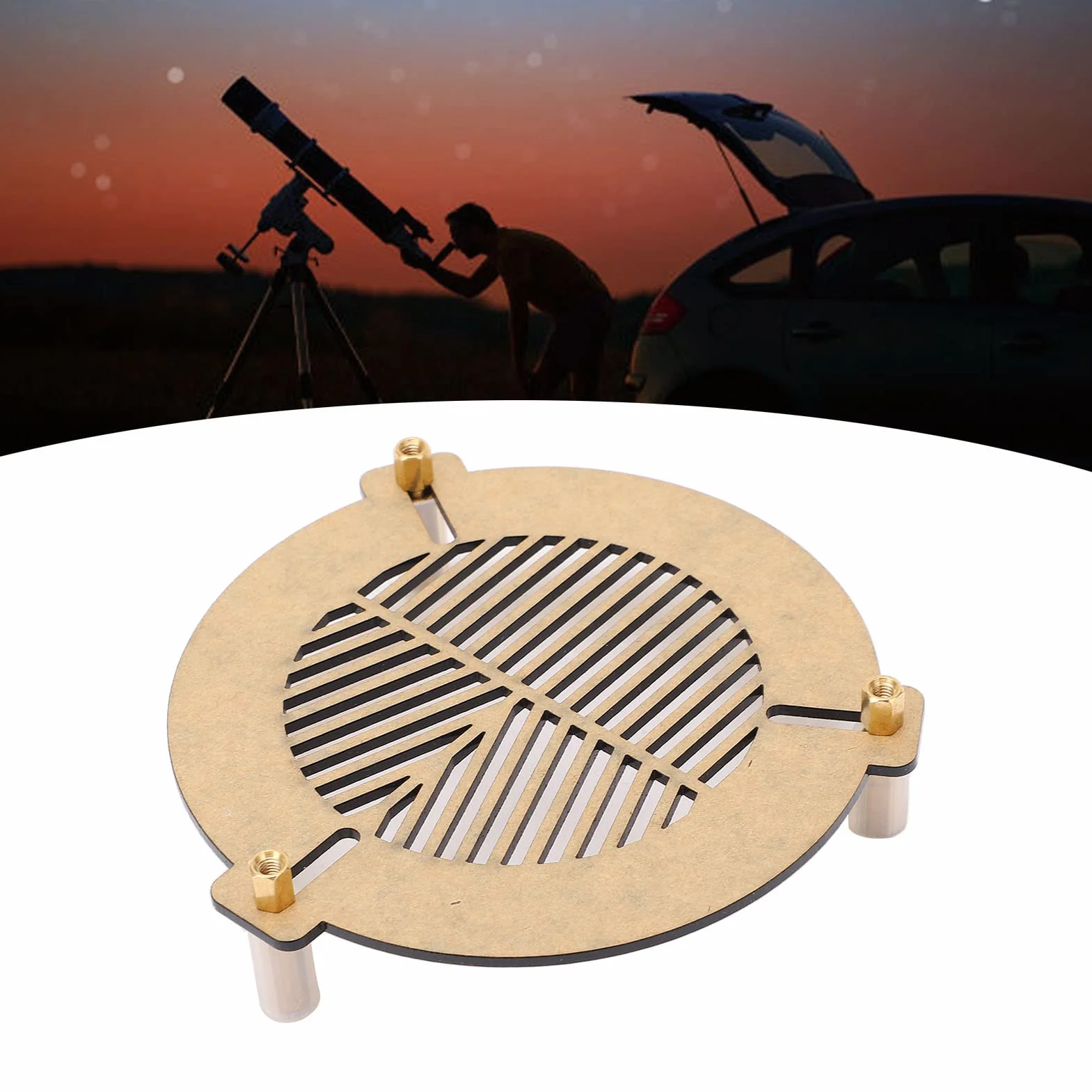 Bahtinov Focusing Mask For Telescopes Akrylowa Maska ​​do Skupiania Się na Zewnętrznej średnicy Rury (OD) od 60-90mm