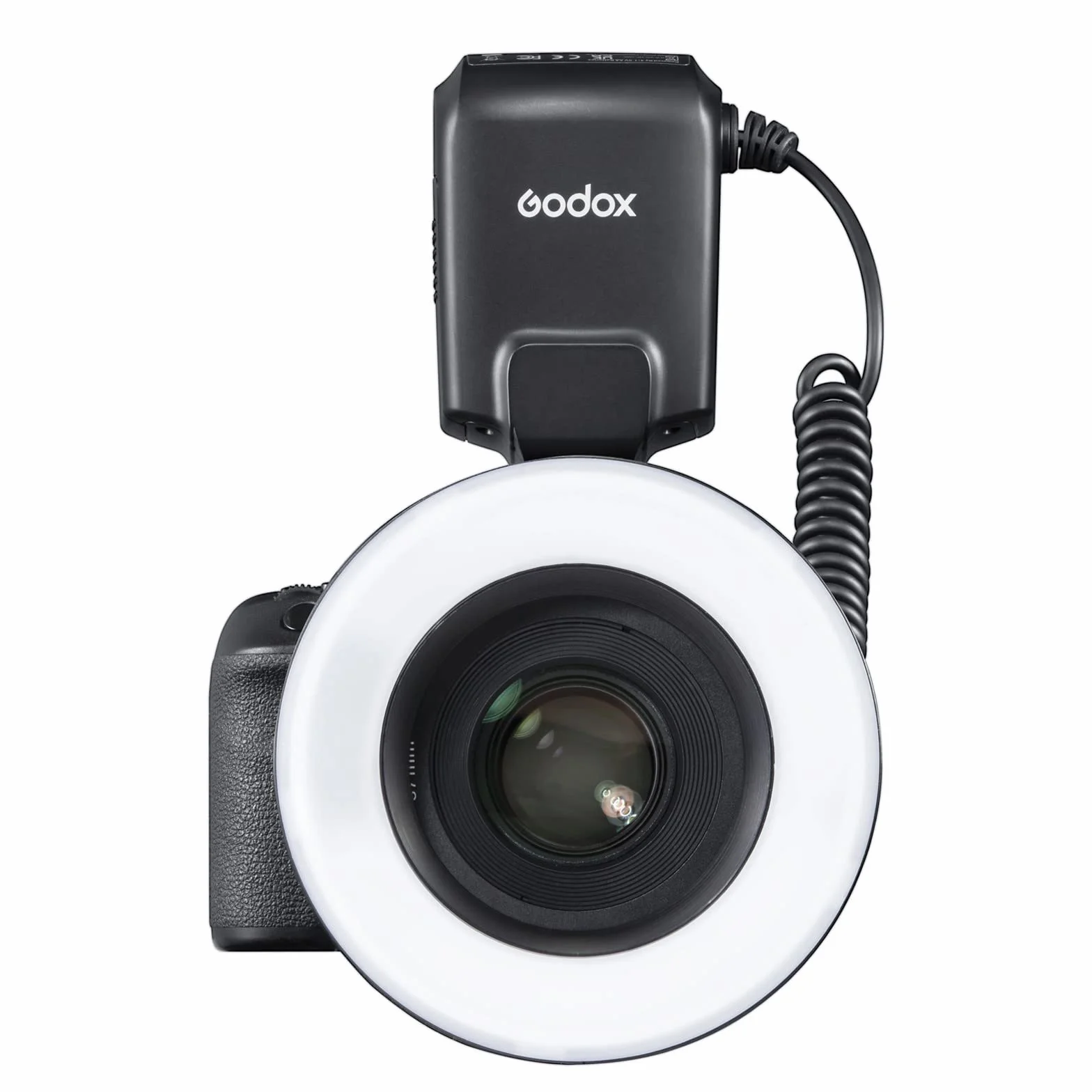 Godox ML-150II ML150II Makro LED Ring Flash Speedlite GN12 0.1-2s Czas recyklingu 5800K ± 200K dla Sony Canon Nikon Fuji Olympus Panasonic DSLR Kamery do produkcji wideo, fotografii zwierząt i roślin
