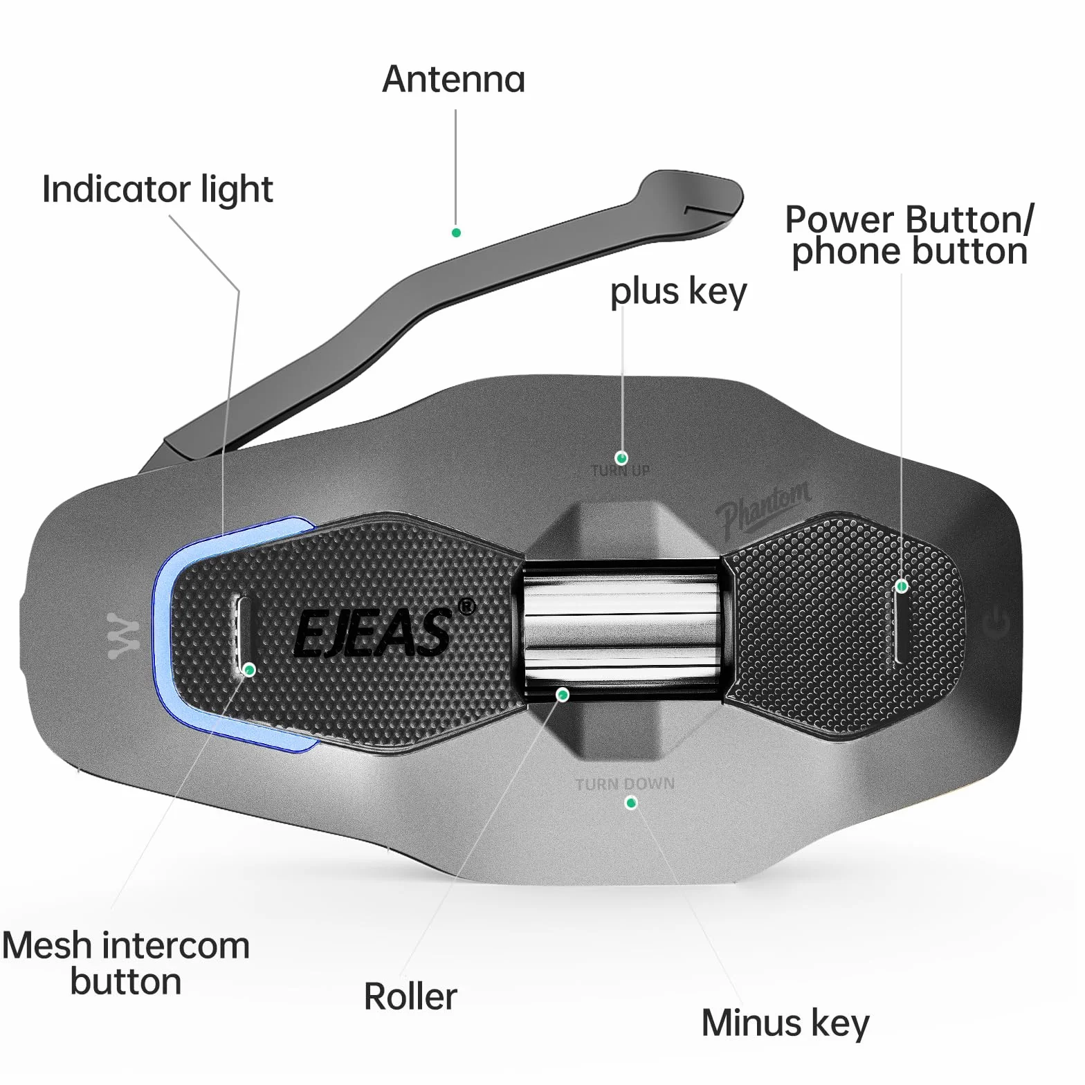 X10 kask motocyklowy zestaw słuchawkowy Bluetooth, 10 Riders Mesh 4.0, interkom motocyklowy, systemy komunikacji z udostępnianiem muzyki, podwójna redukcja szumów, asystent głosowy, IP67