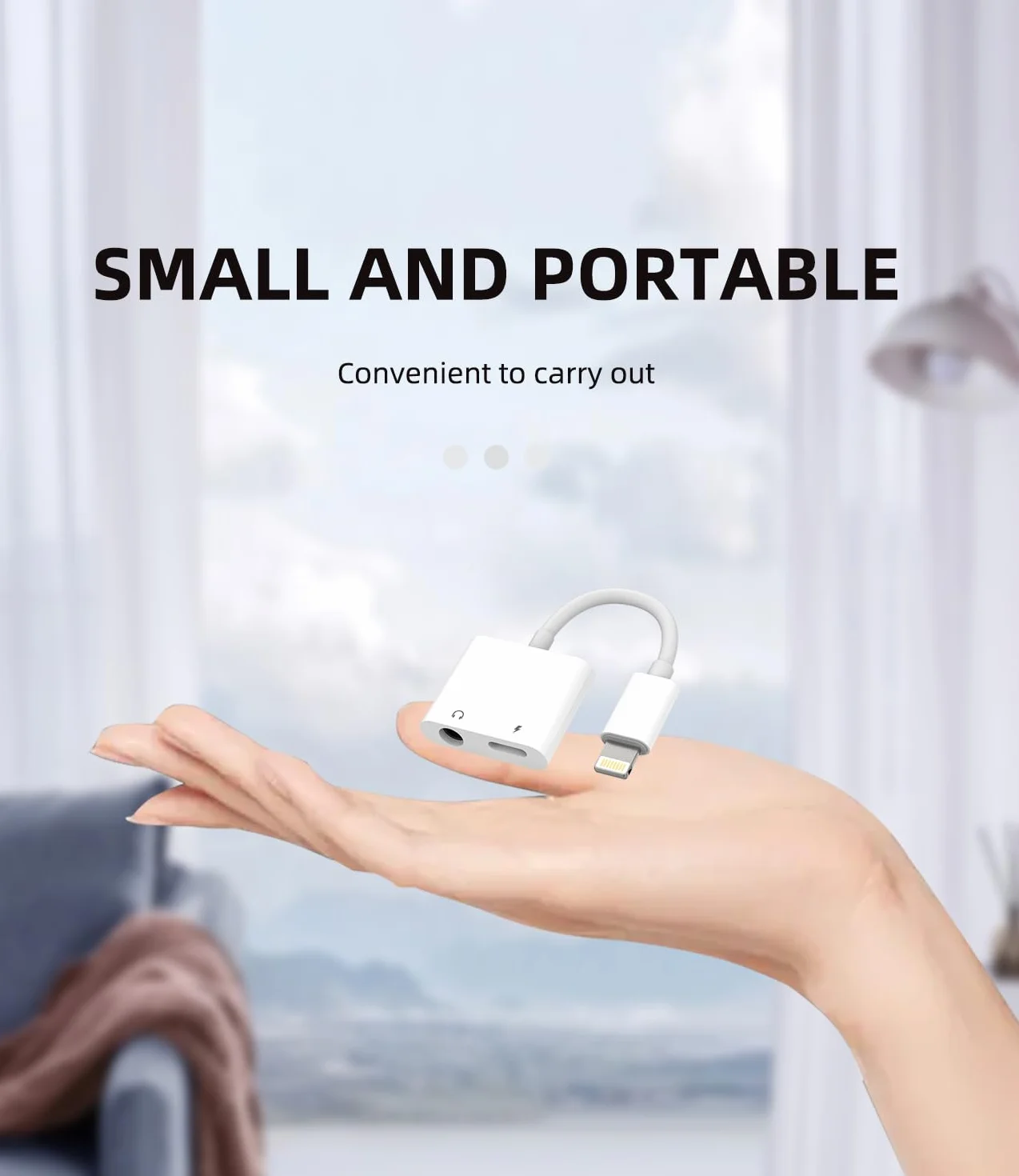 Adapter Lightning na 3,5 mm gniazdo słuchawkowe (2 sztuki) do Apple MFI Certified 2 w 1 kabel ładowania Jack Splitter Auto AUX Audio kabel wtyczka jack konwerter do iPad iPhone Headphone ładowarka 3,5