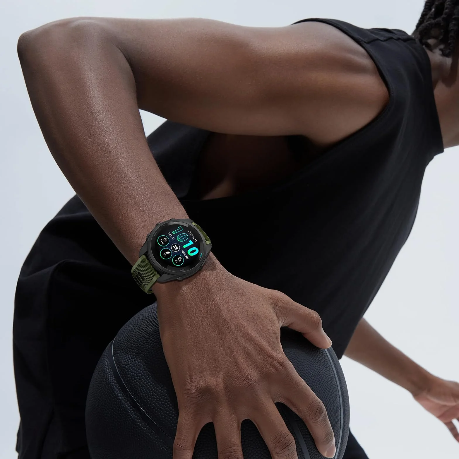 ISABAKE 22mm Pasek do Forerunner 255 Music/Forerunner 265, Silikonowy Pasek z Szybkozłączką do Garmin Venu 2/Vivoactive 4/Samsung Galaxy Watch 3 45 mm