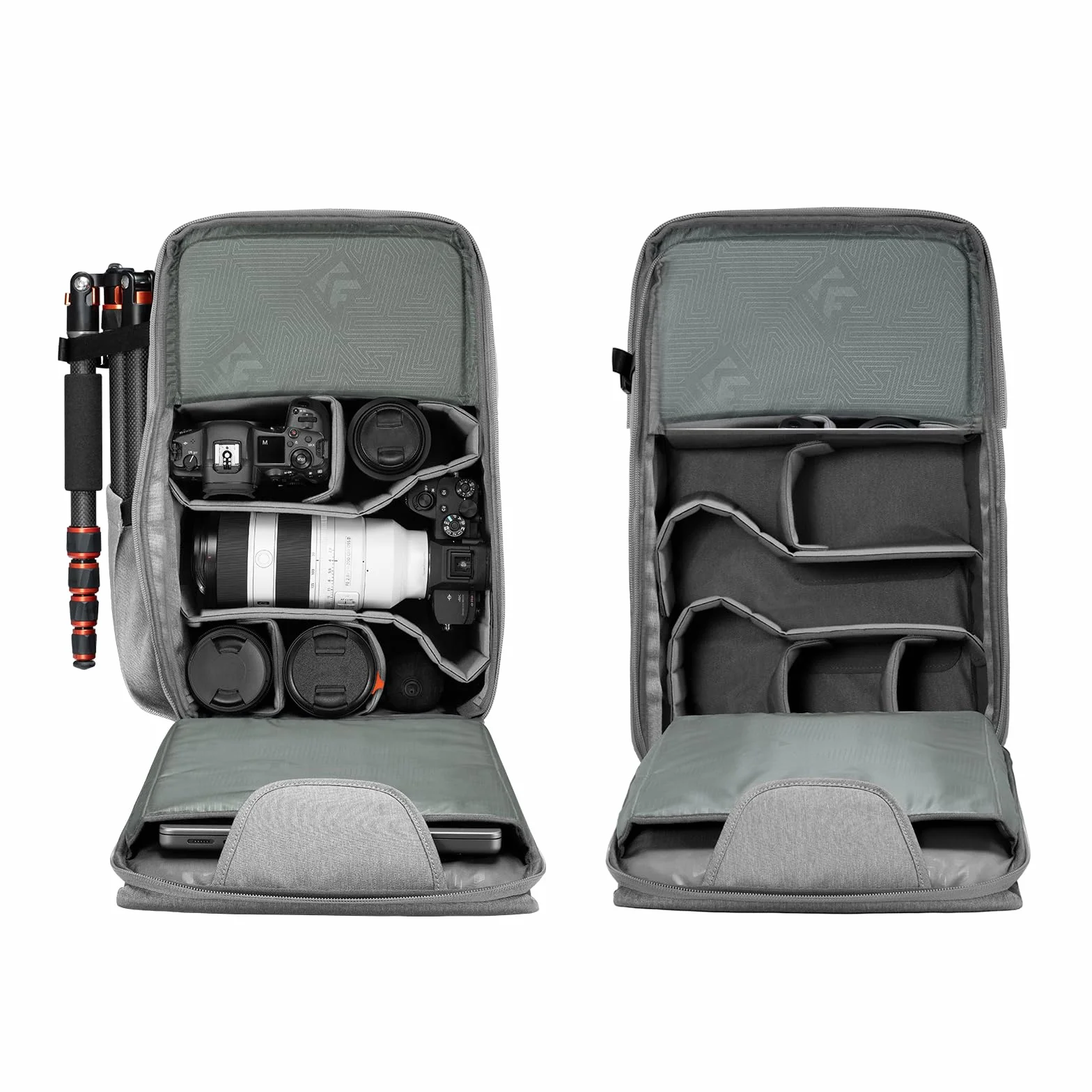 K&F Concept® Plecak na aparat 3 w 1 w kontrastującym kolorze