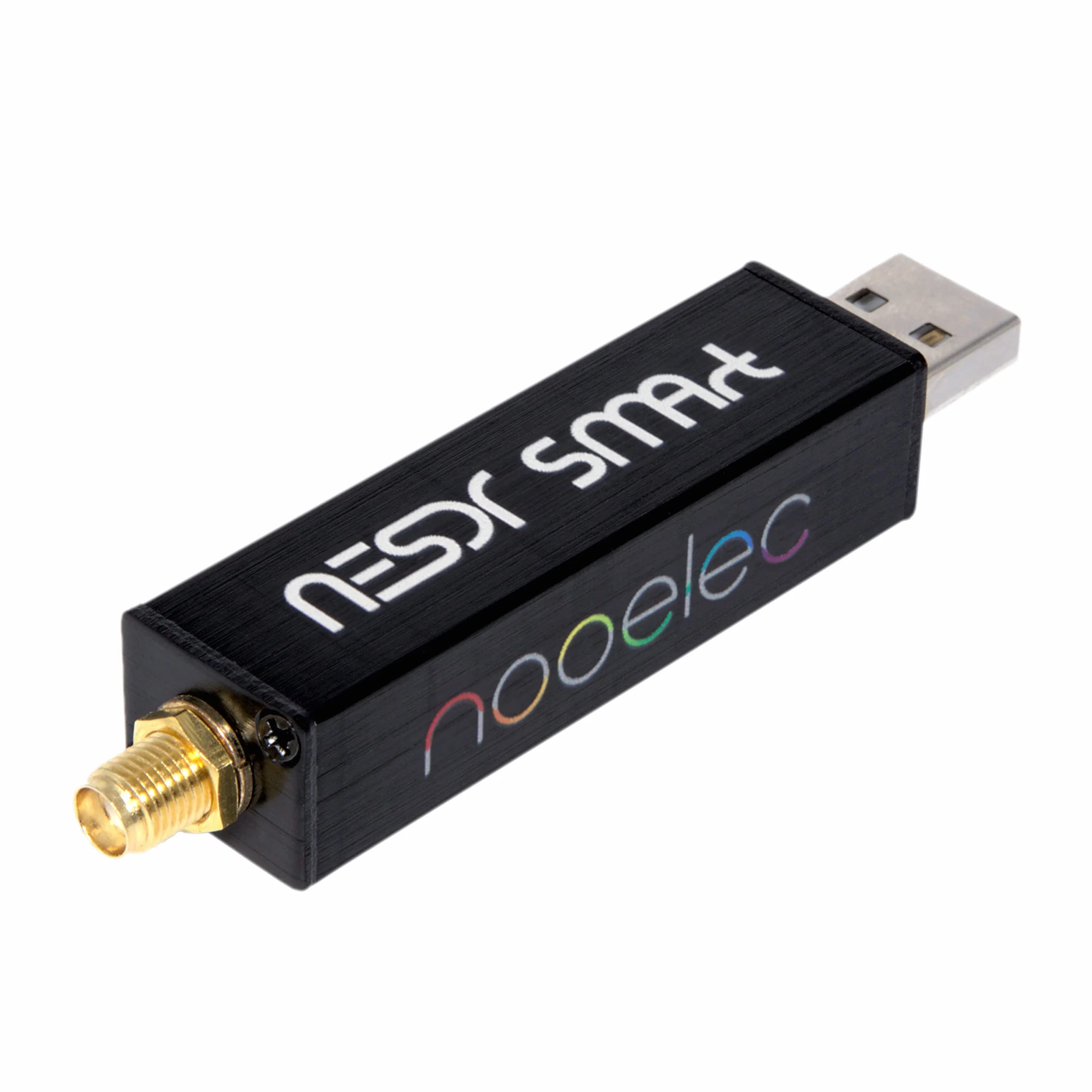 Nooelec RTL-SDR v5 SDR - NESDR SMArt HF/VHF/UHF (100 kHz-1,75 GHz) radio definiowane programowo. Premium RTLSDR w/0,5PPM TCXO, wejście SMA i aluminiowa obudowa. RTL2832U & R820T2 (R860) radio oparte
