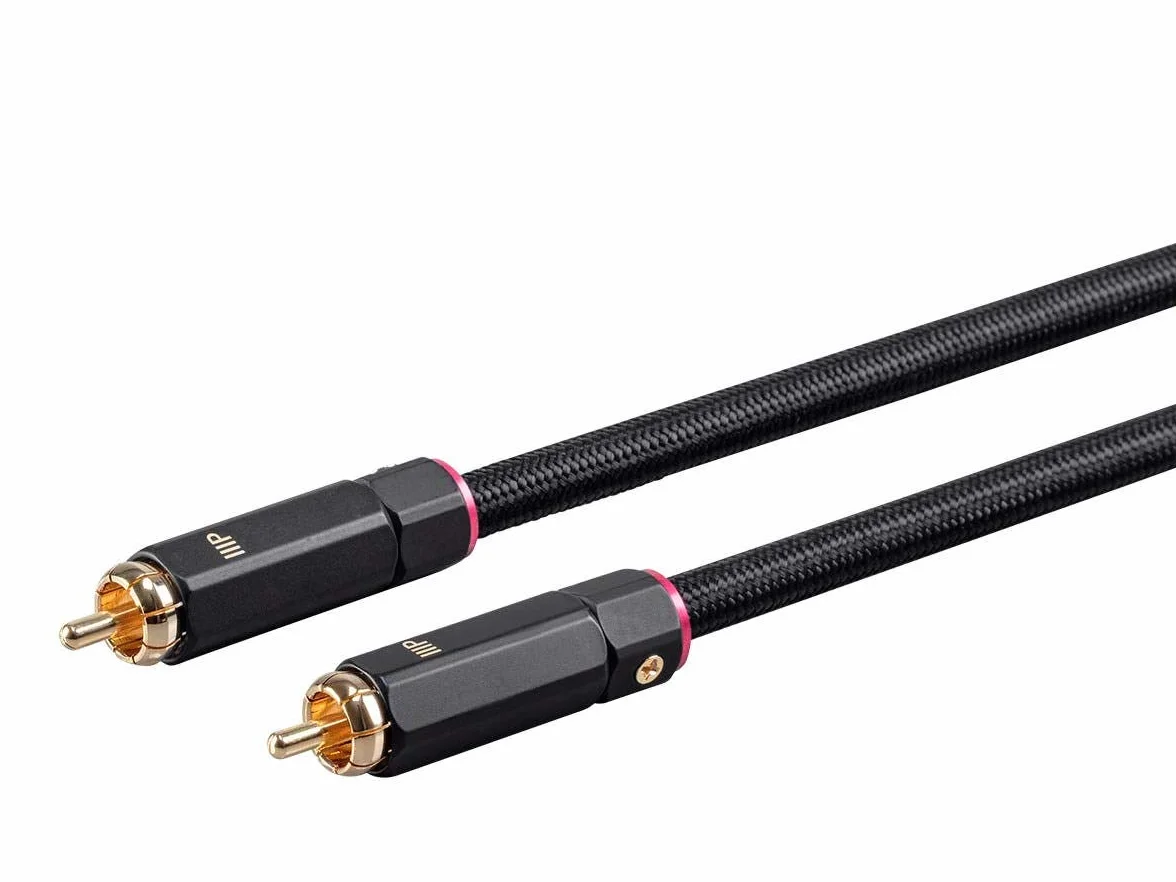Monoprice Onix Series Digital Coaxial Audio/Video RCA Subwoofer CL2 Kabel znamionowy, RG-6/U 75 omów, 3,7 m, czarny