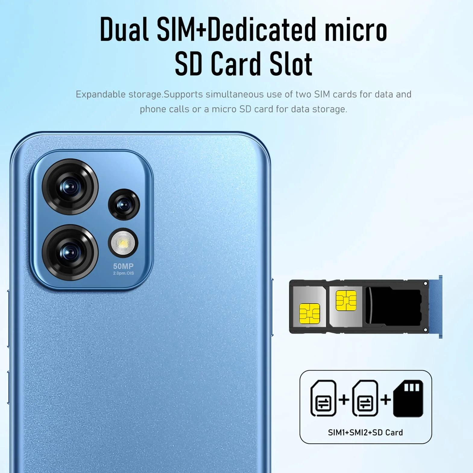 Telefon Komórkowy X40 Pro, Smartfon 16 MP 32 MP 5G Wi-Fi 6,53 Cala z funkcją Rozpoznawania Twarzy do Użytku Biznesowego (wtyczka UE)