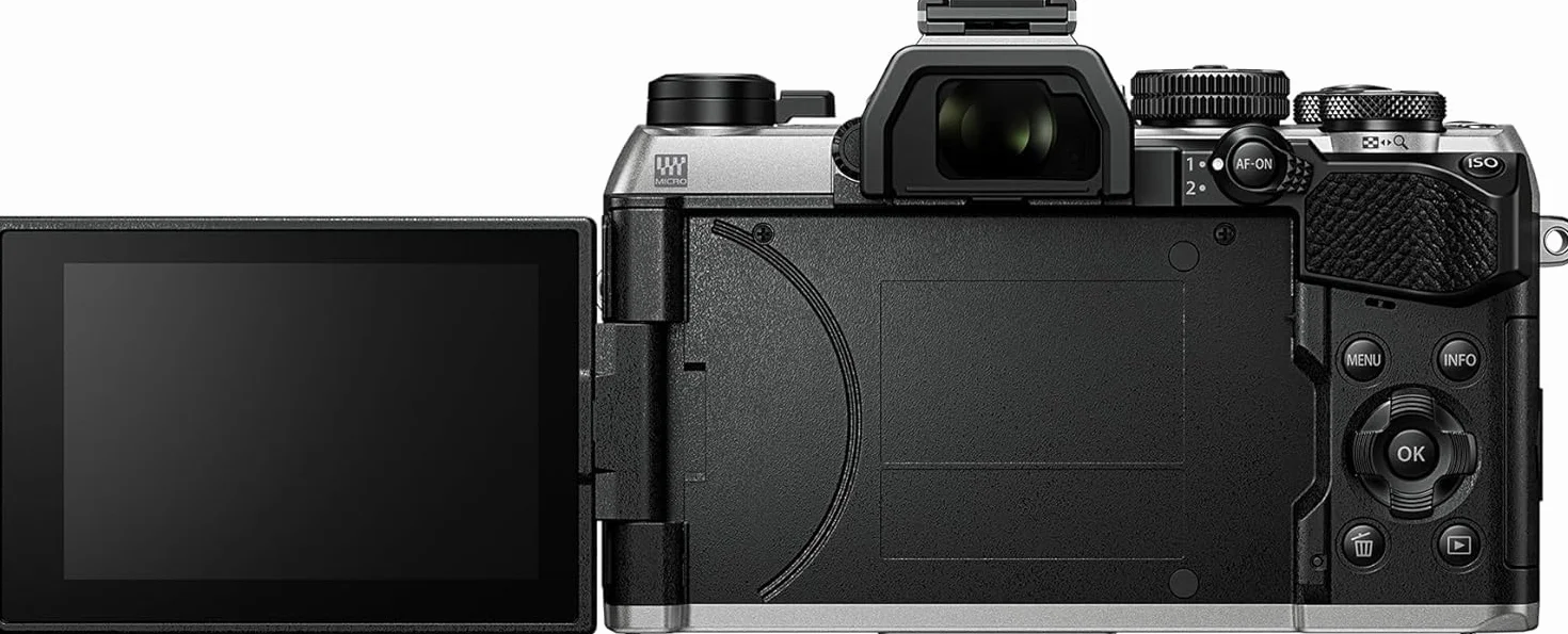 OM SYSTEM OM-5 Mark II Aparat Bezlusterkowy, Matryca 20 MP, Stabilizacja | Uszczelnienie IP53, wideo 4K, HighRes Shot 50 MP z ręki, Live ND i Focus Stacking. Kompaktowy aparat systemowy Mikro 4/3.