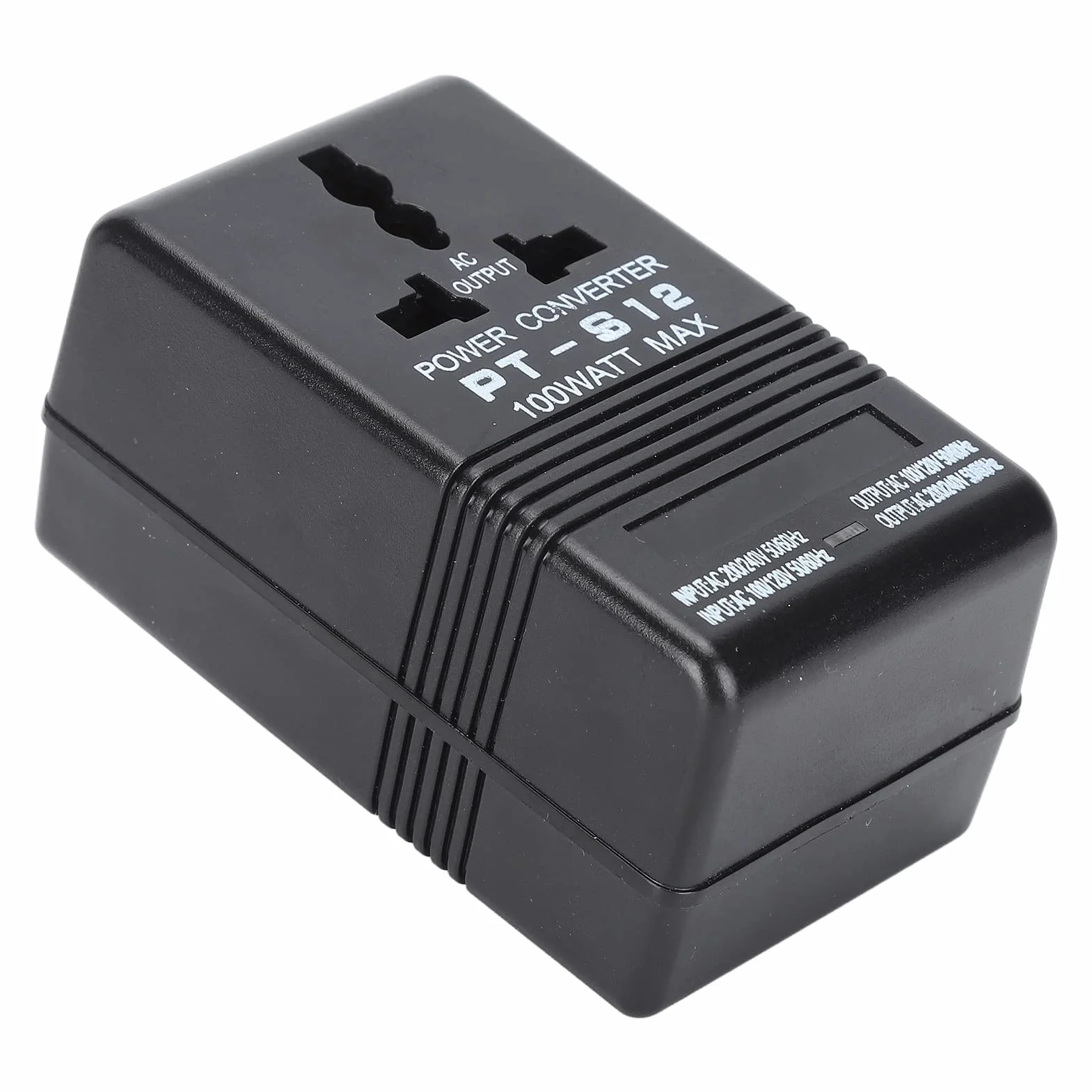 SIXRUN Konwerter Napięcia 100 W, Zasilacz Step Up Down dla 100-120 V do 220-240 V