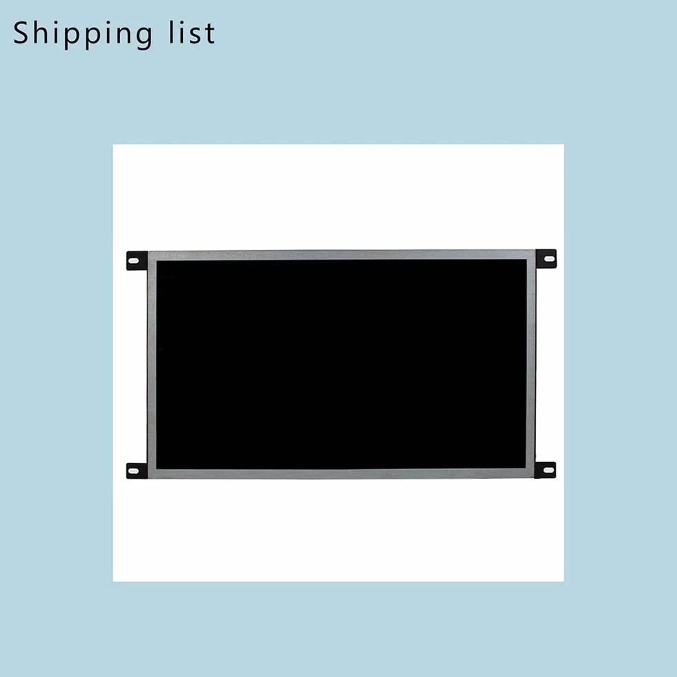 VSDISPLAY Przemysłowy monitor zewnętrzny, 15,6" G156HTN02.1 1000 nits | 1920X1080 TFT ekran LCD, z płytą kontrolera audio VGA DVI, metalowa tylna obudowa
