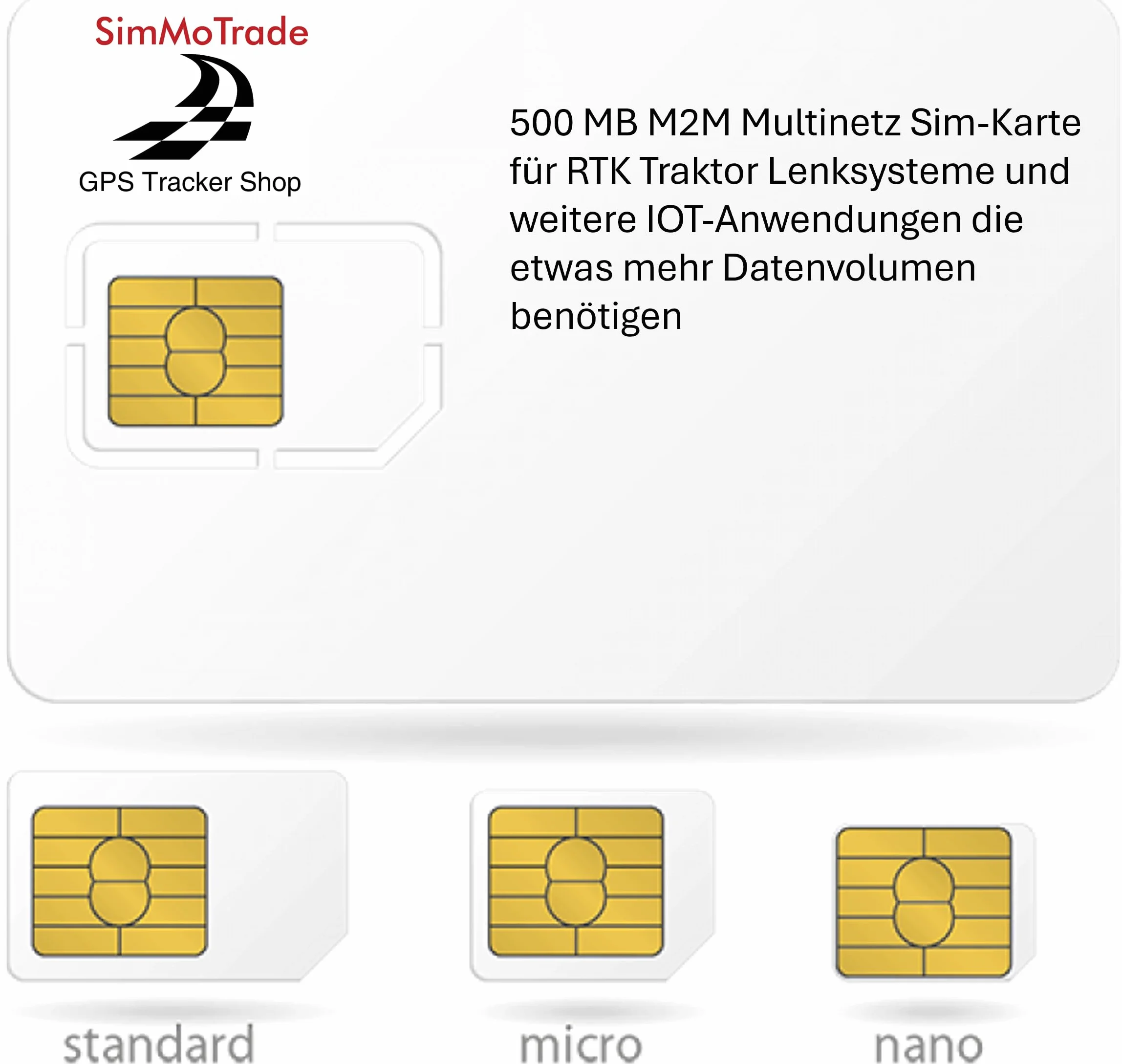M2M karta SIM do systemów sterowania RTK, robotów koszących, biur pomiarowych i innych zastosowań IOT