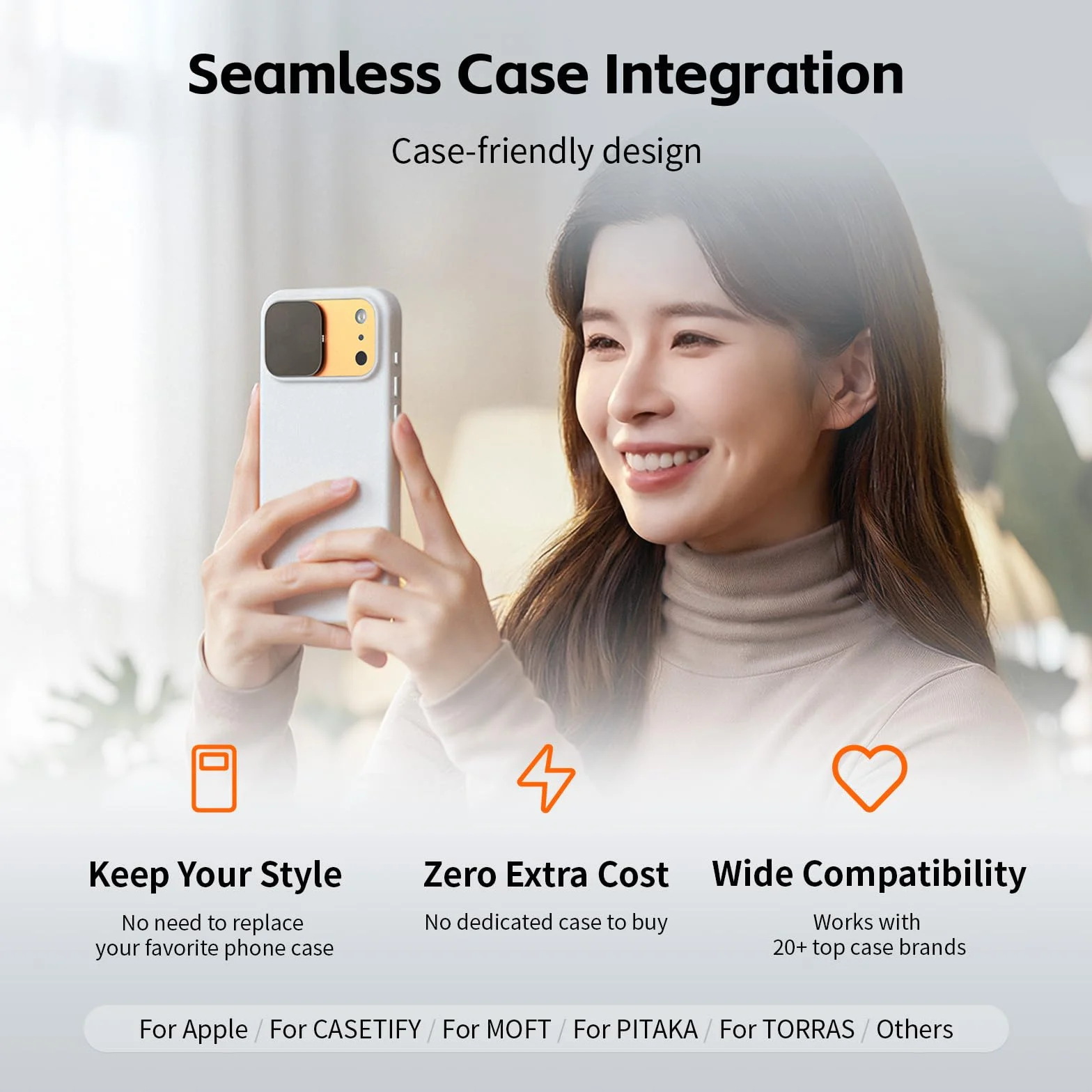 SmallRig Kwadratowy zestaw filtrów ND i czarnej mgły do iPhone 17 Pro Max (srebrny) 6077