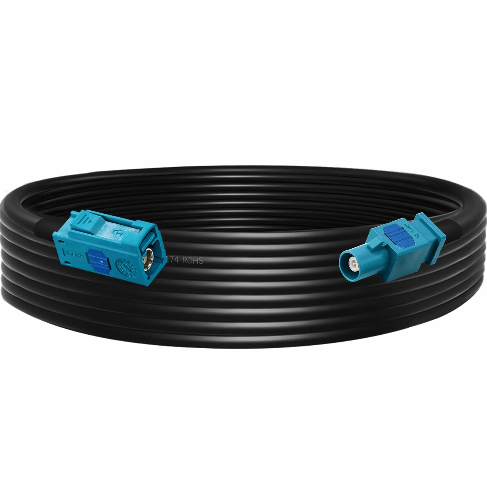TUOLNK RG174 Fakra Z Kabel Fakra Z Weiblich zu Weiblich RF Koaxialkabel für Auto GPS Navigation GPS Antenne Verlängerungskabel DAB Digital FM AM Radio Sirius XM Satelliten Radio 9.8ft(3M)