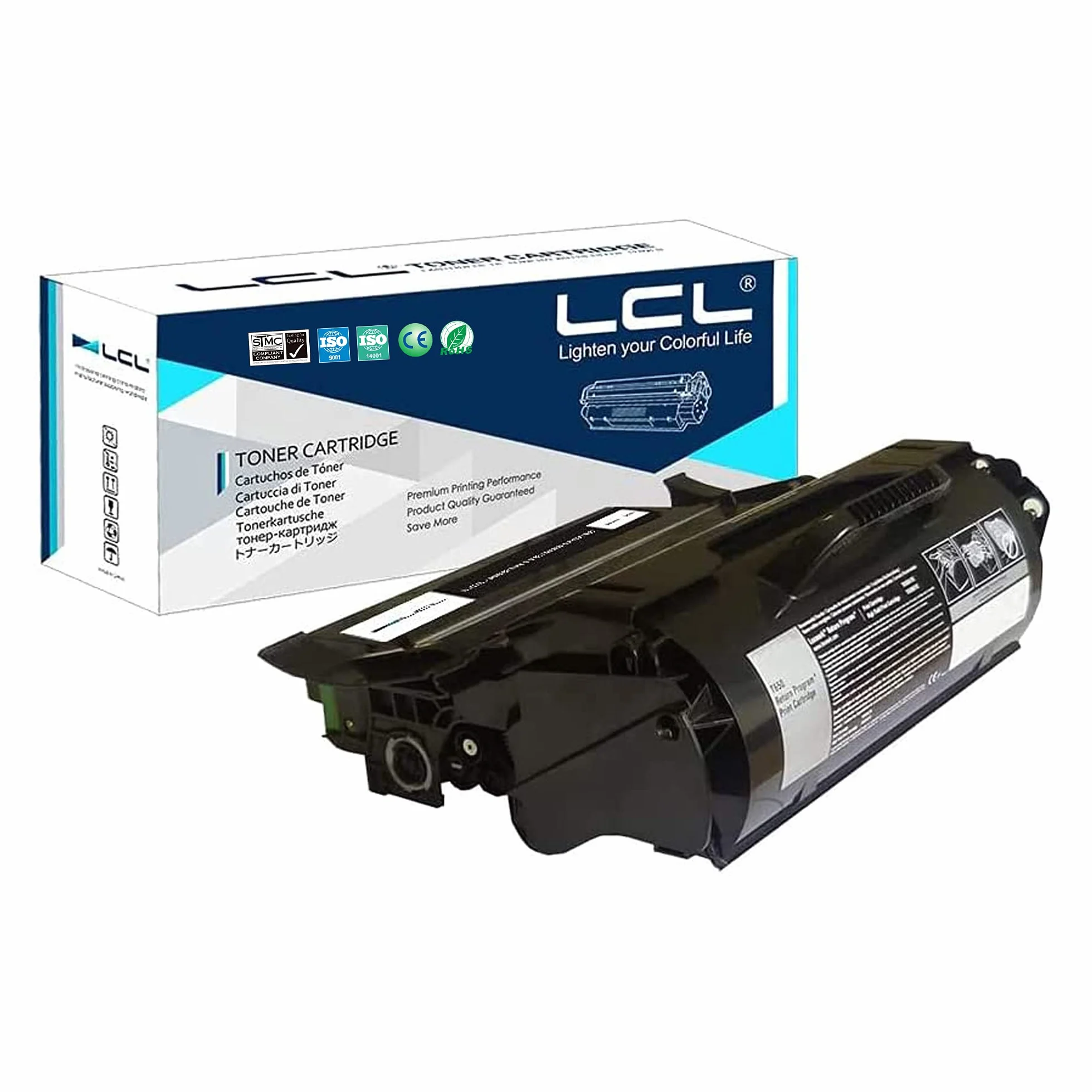 LCL Regenerowana kaseta z tonerem X651H11E X651H21E X651A11E X651A21E X651de X654de X656de X658de 25000stron (1czarna) zamiennik do drukarek Lexmark X651de X652de X654de X654de X654de X654654de X654de X654654de X654de X65465464de X6566de