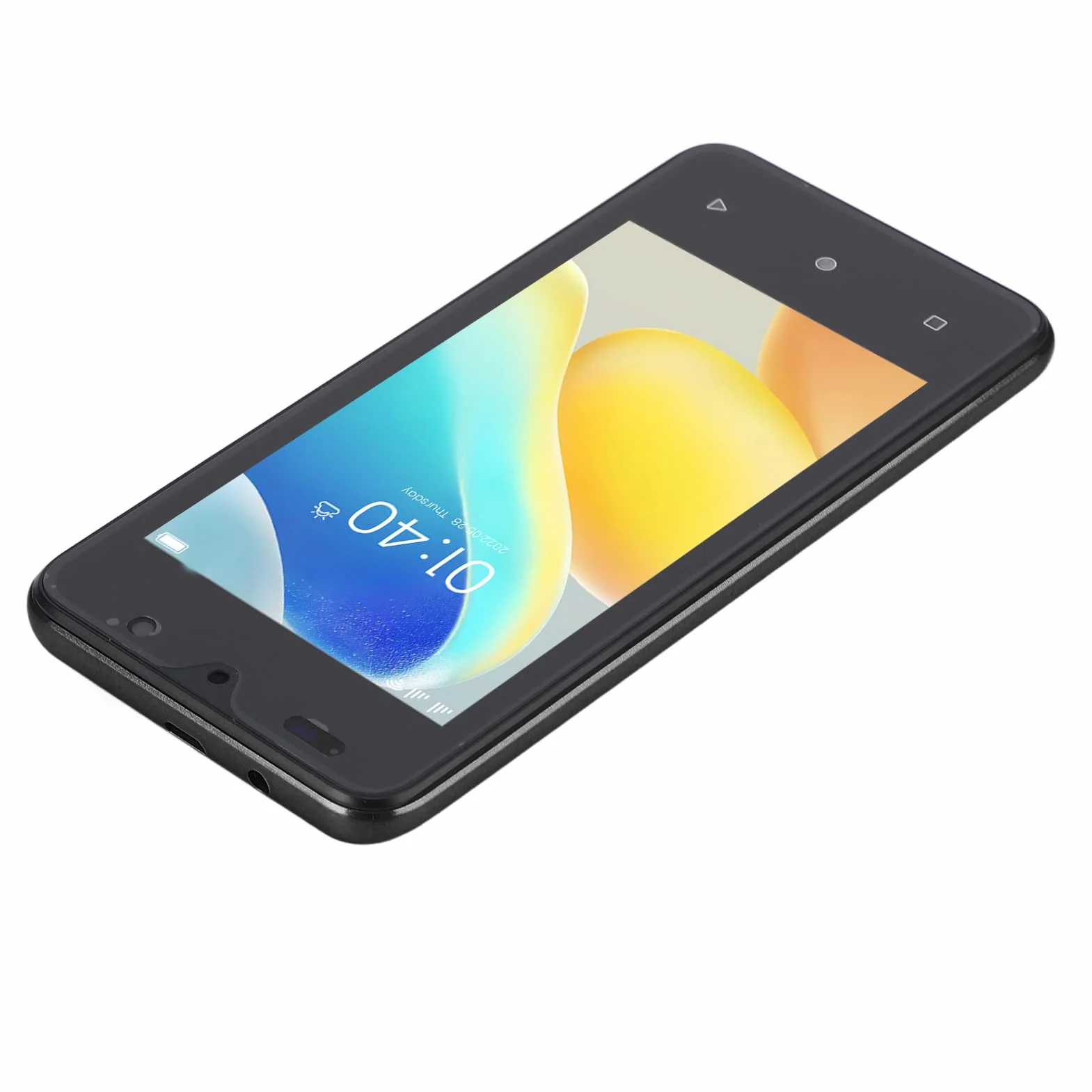 Odblokowany Smartfon, Ekran HD 4,66 Cala, Bateria 2800 MAh, Pamięć RAM 1 GB ROM 8 GB Rozpoznawanie Twarzy, Dual SIM GSM Unlocked 4G LTE Model Międzynarodowy(Czarny)
