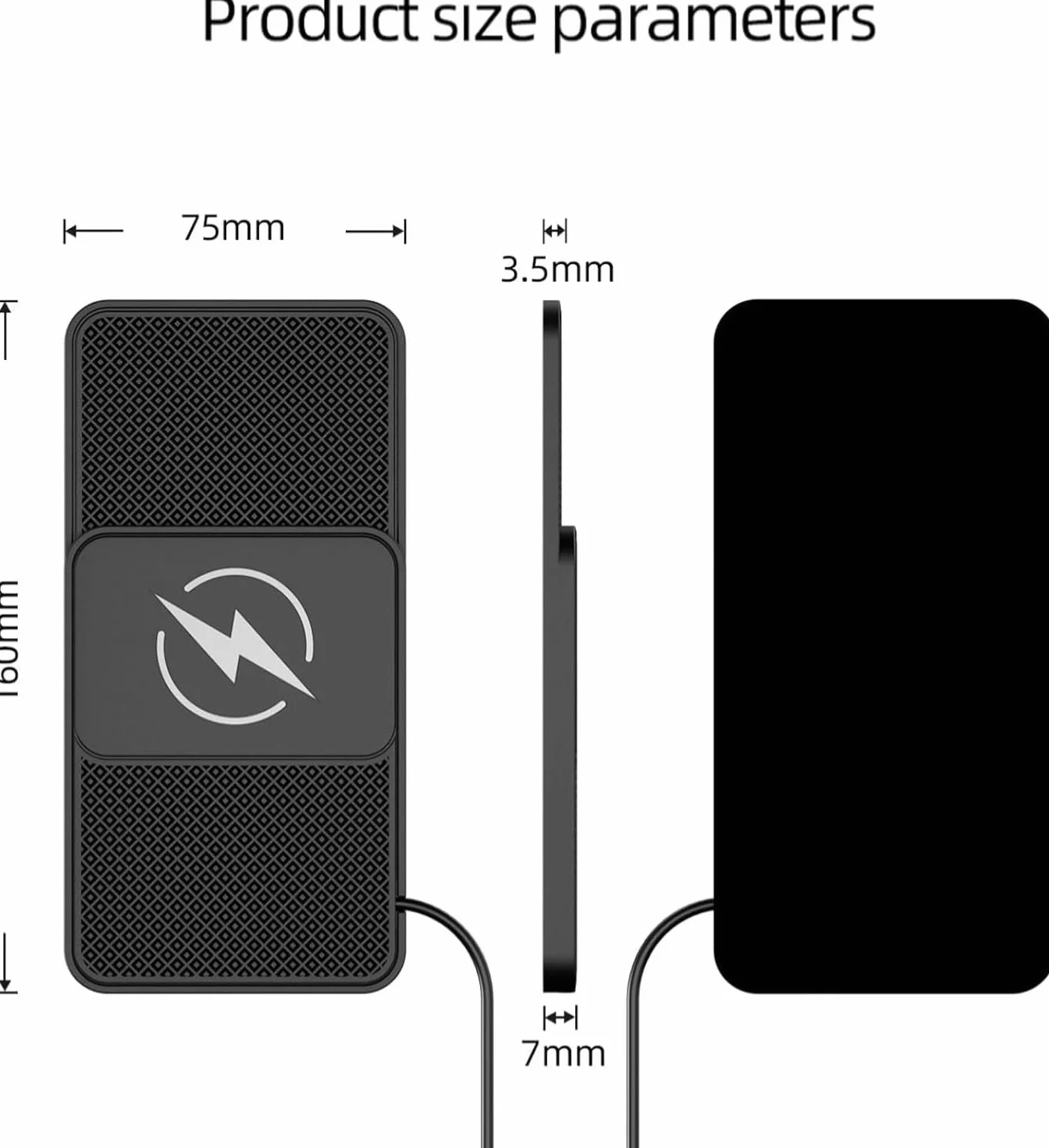 Bezprzewodowa ładowarka samochodowa 20 W do Jeep Renegade Compass Cherokee Grand Cherokee Wrangler szybkie ładowanie ładowarka indukcyjna samochodowa, Apis antypoślizgowe ładowanie z kablem
