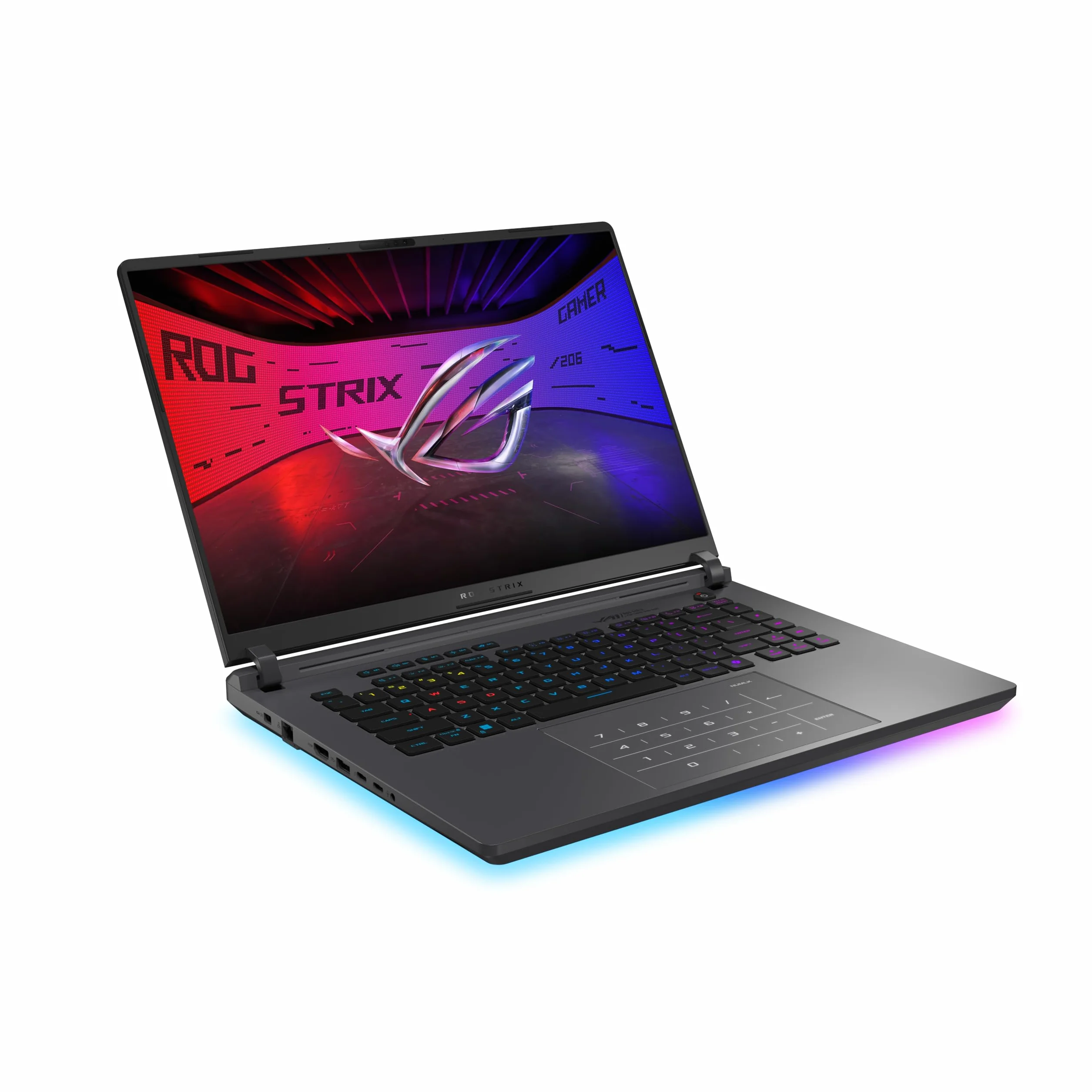 ASUS ROG Strix G16 G615JMR-RV004 laptop gamingowy 40,6 cm (16 cali), WUXGA 165 Hz, Intel Core i7-14650HX, 32GB RAM, 1TB SSD, RTX 5060 8GB, bez systemu operacyjnego, szary, Eclipse, hiszpański
