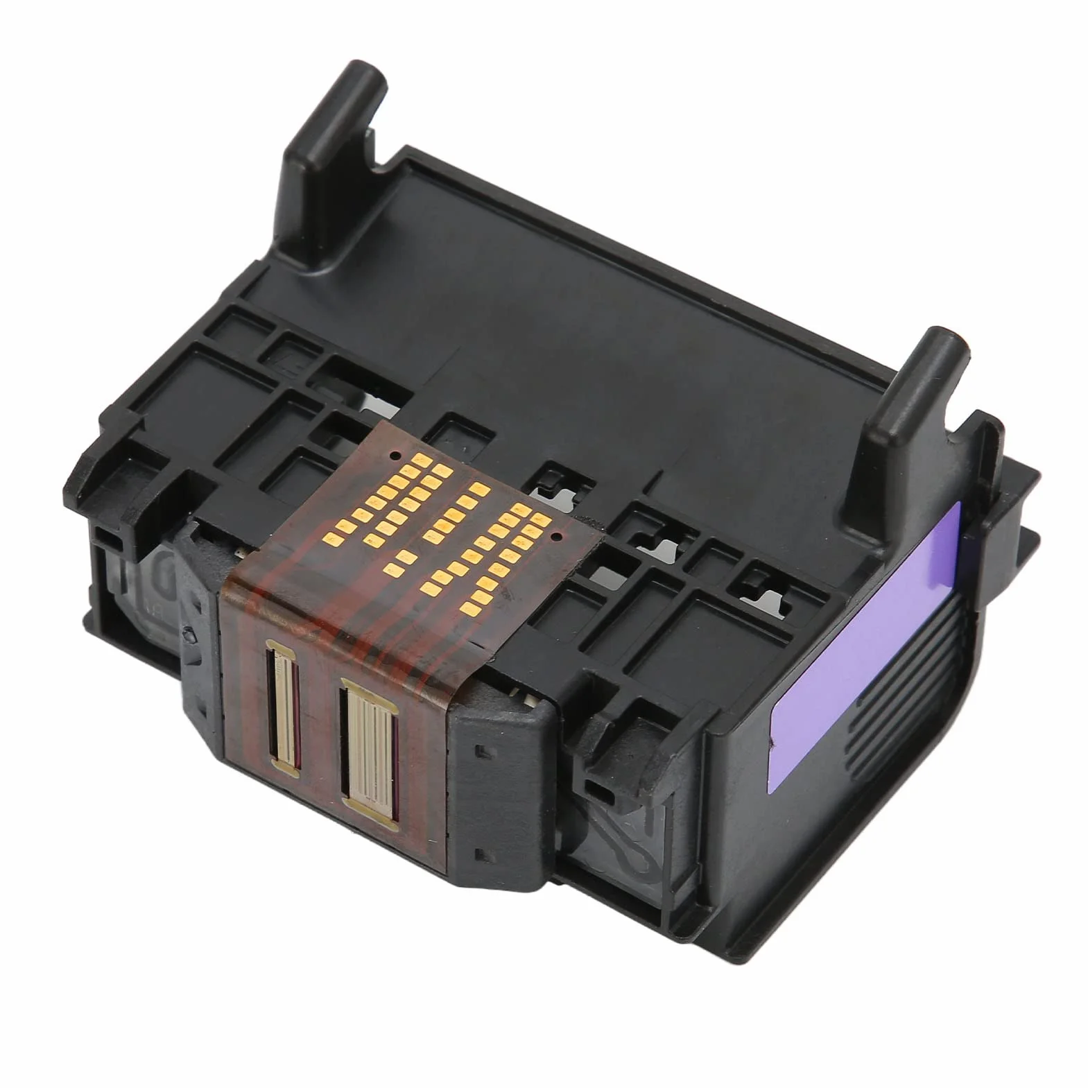 Głowica Drukująca z 4 Gniazdami do OfficeJet Pro 6000 7000 6500 6500A 7500 7500A Wymiana Głowicy Drukującej Przezroczysta Głowica Drukująca ABS, Drukarki i Akcesoria Drukarka,