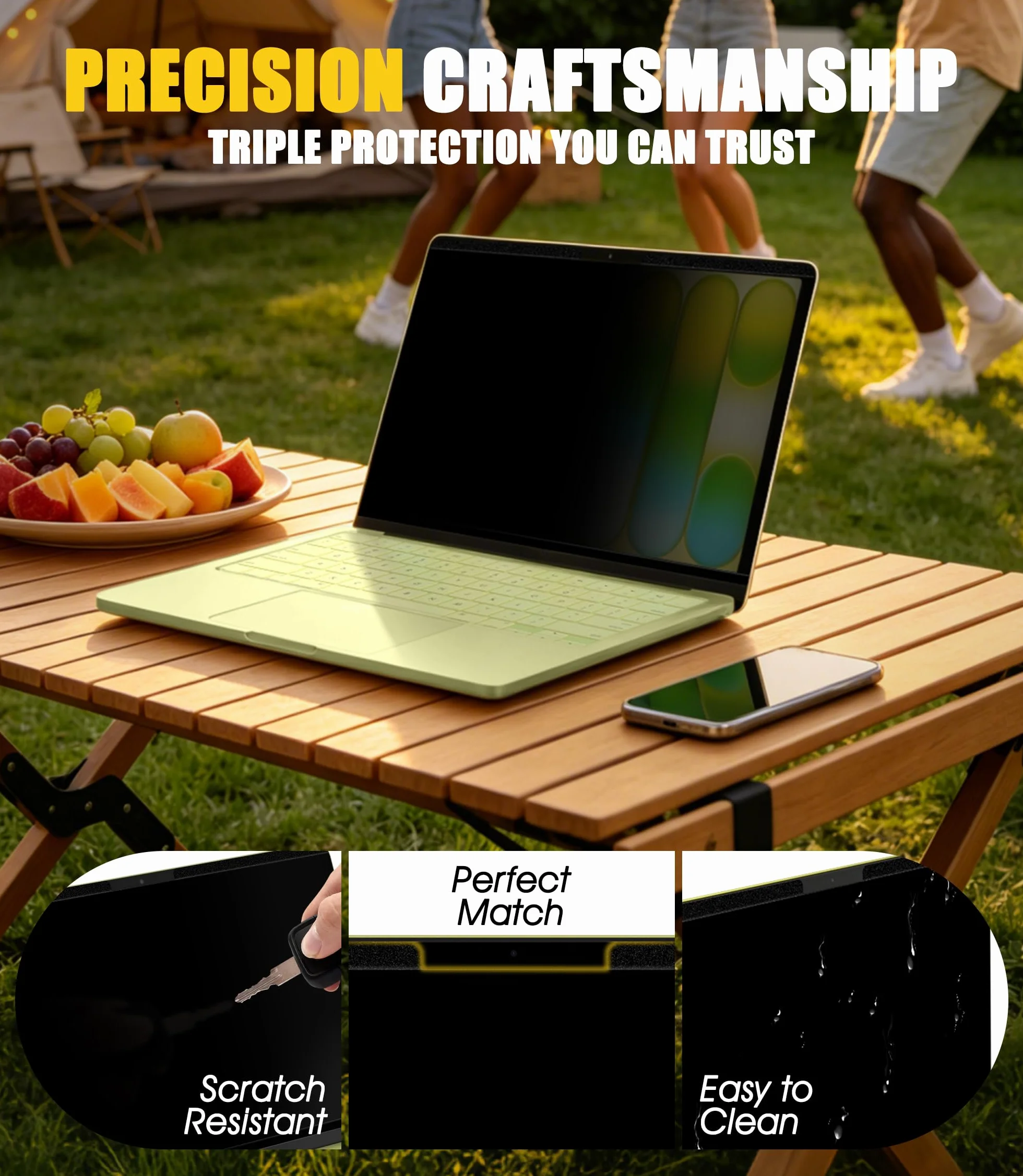 NEWZEROL magnetyczne ochraniacze ekranu MacBook Neo antyrefleksyjne odporne na zarysowania