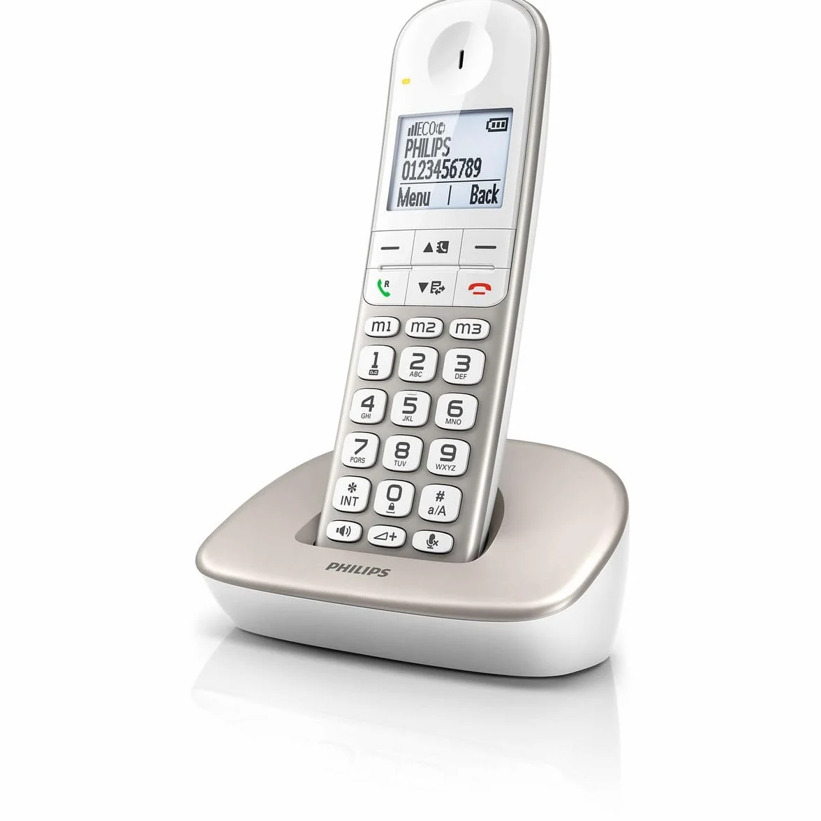 Telefon bezprzewodowy Philips XL4901S/23 1,9" DECT biały