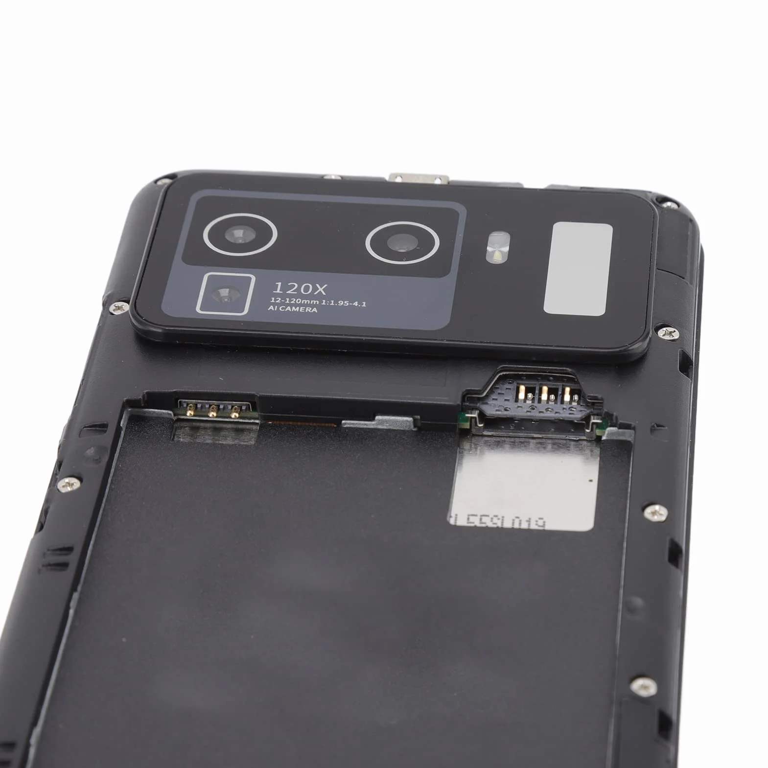 M12 Uitra Inteligentny Telefon, RAM 2GB ROM 32GB 2200mAh Bateria M12 Uitra Telefon Komórkowy Czterordzeniowy Procesor CPU do Pracy (Szary)