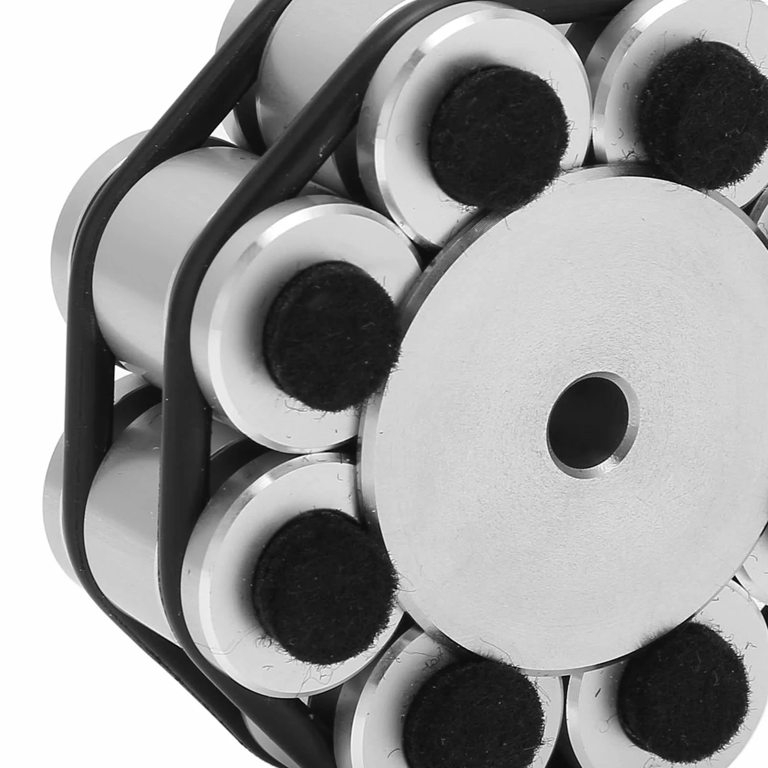 Stabilizator Płyty, Gramofon Zacisk Obciążnika Płyt Winylowych LP Stal Nierdzewna 304 Stabilizator Płyt Winylowych LP z Silikonowym Dnem, do Gramofonu LP Tłumienie Drgań