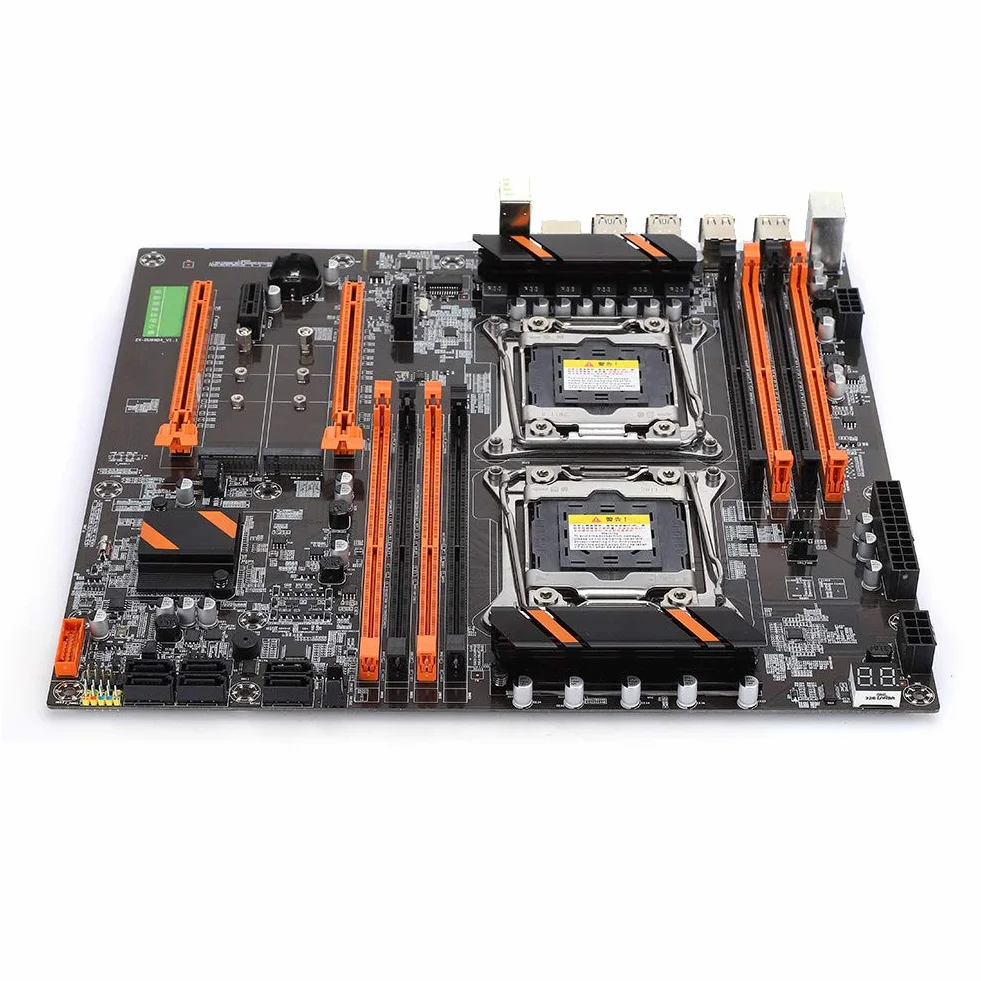 Płyta główna do komputera stacjonarnego z podwójnym gniazdem płyta główna do komputera stacjonarnego 2011-3 Pin DDR4 do symulatora gier komputerowych Studio E5CPU