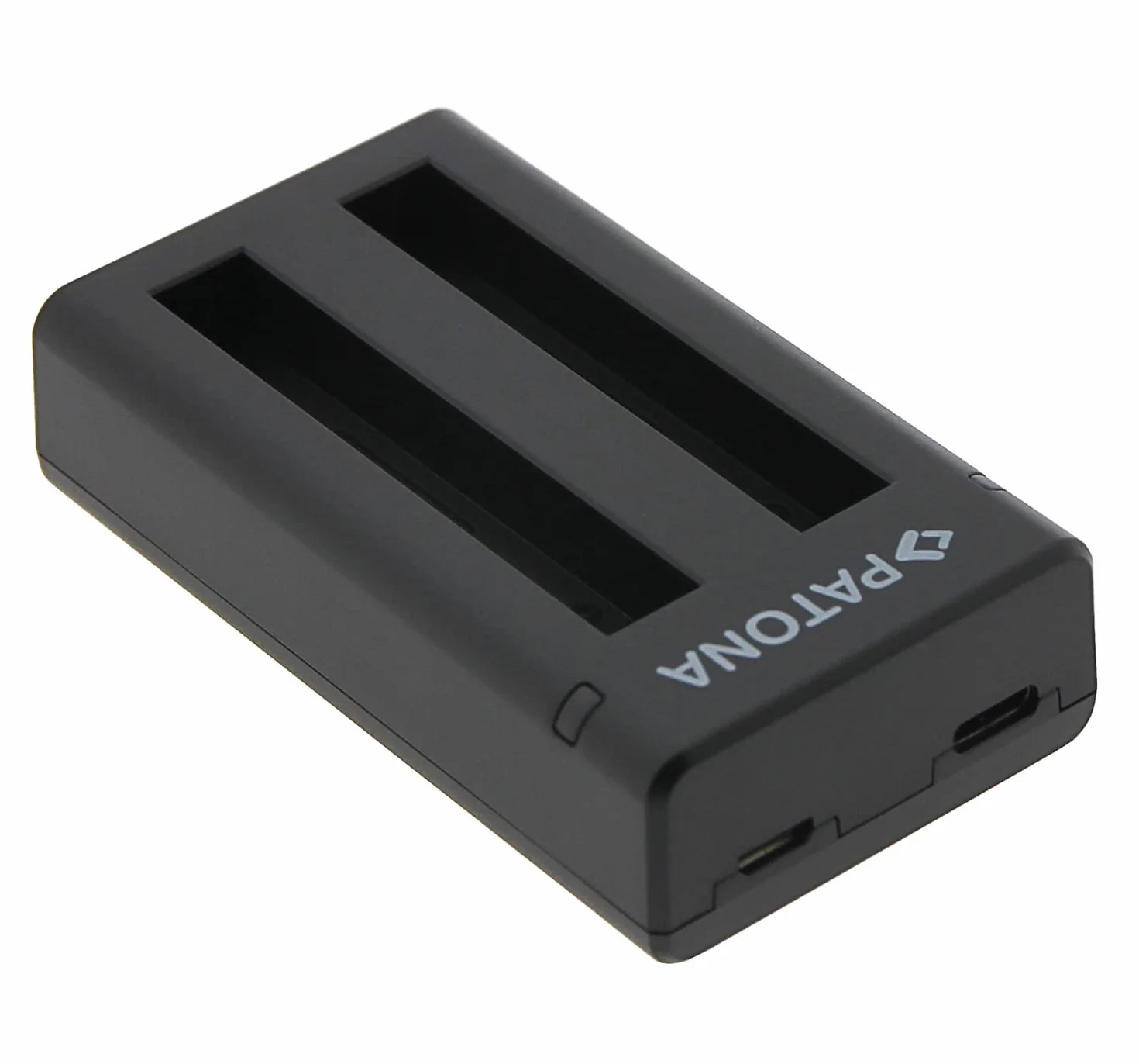 PATONA (1457) ładowarka do akumulatora IS360X2B (2x 750mA) kompatybilna z kamerą Insta 360 One X2 360° – USB Dual (z wejściem USB-c i mikro USB)
