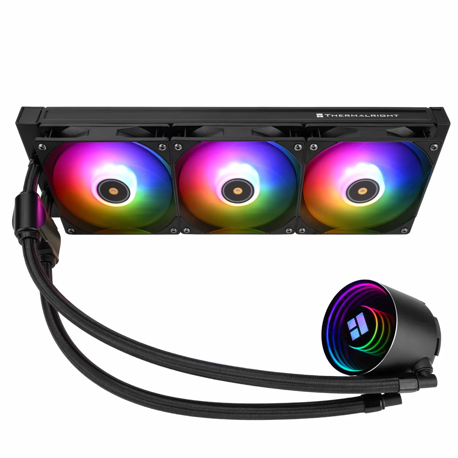 Thermalright TR Frozen Notte 360 ARGB V2 Chłodząca Woda CPU, 3 Wentylatory PWM 2000 Obr./min, Intel LGA 1851/115X/1200/2011, AMD AM4/AM5, Radiator 397x120x27mm