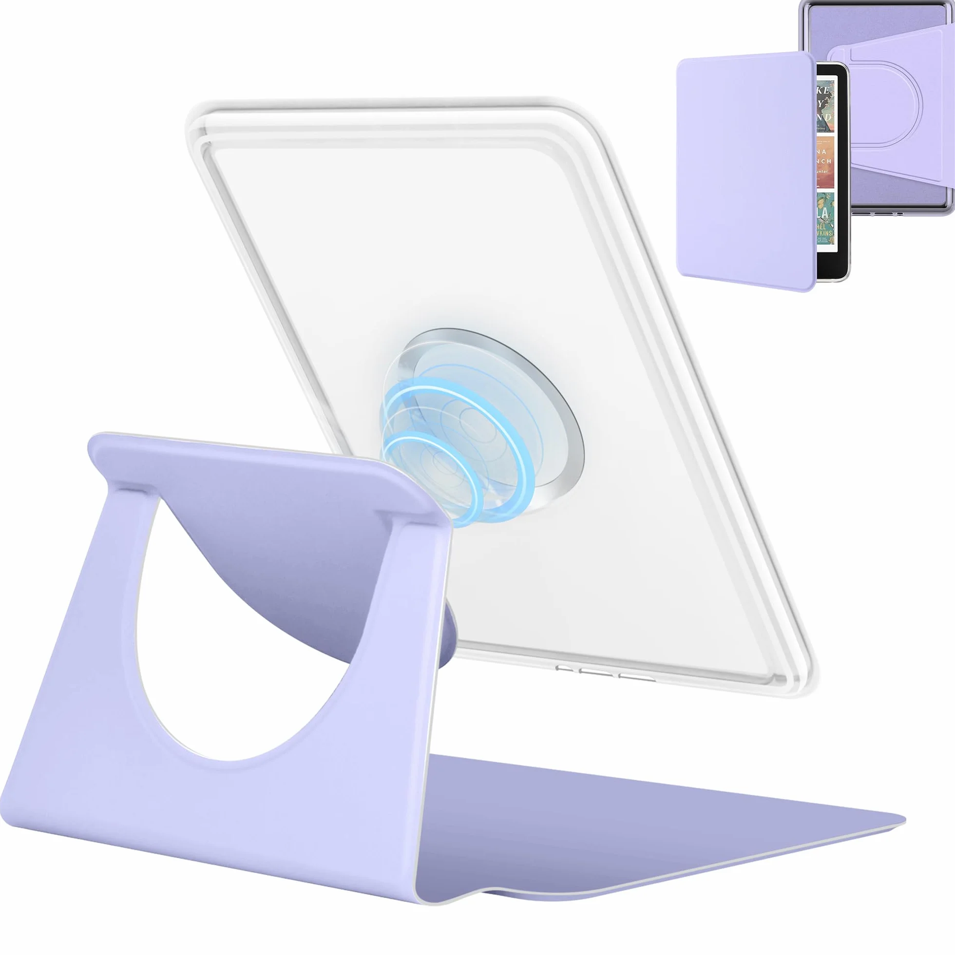 Magnetyczne, zdejmowane etui 2 w 1 z podstawką do Kindle Paperwhite 12. generacji 2024 i Kindle Colorsoft Signature Edition, smukłe etui z PU z automatycznym budzeniem/uśpieniem