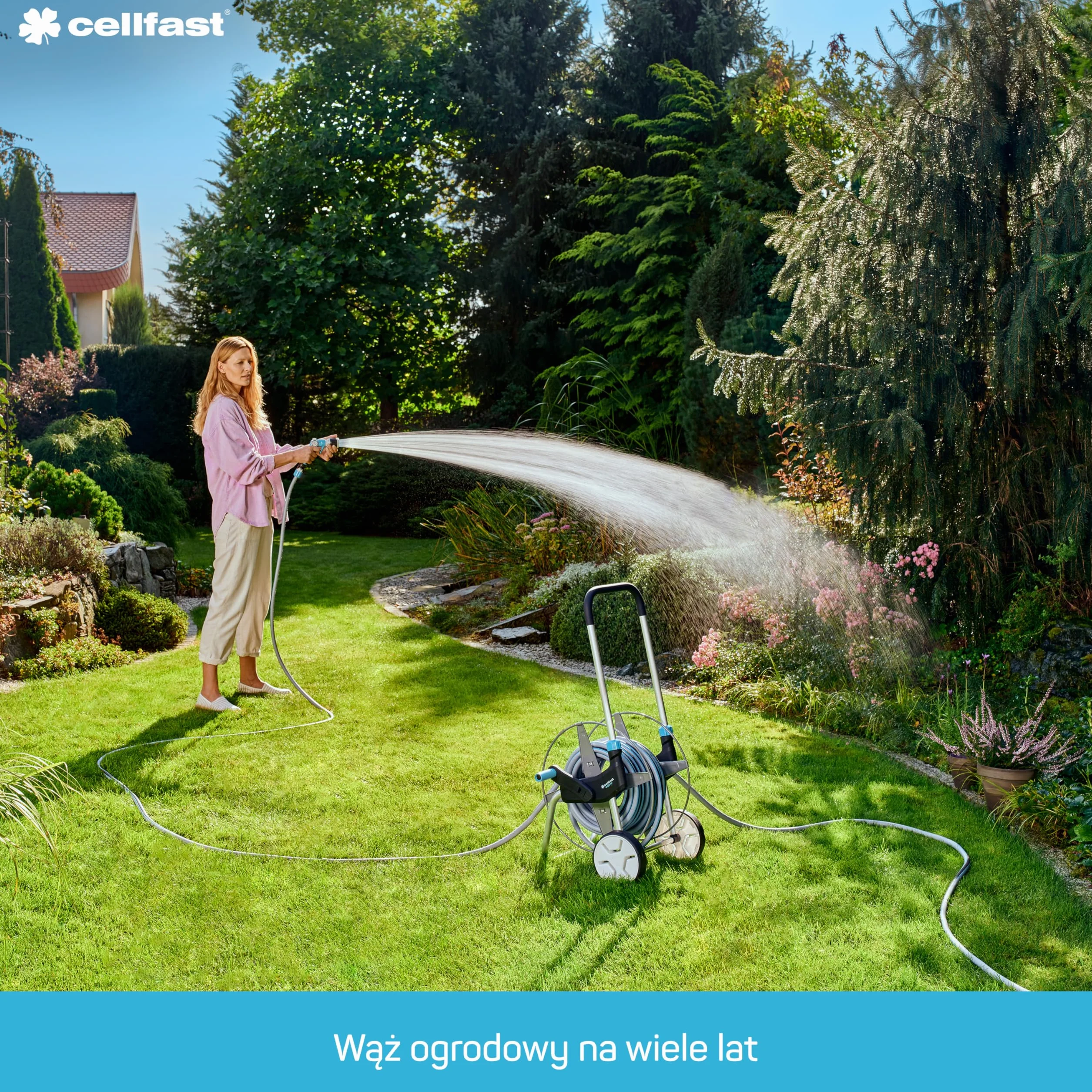 Cellfast Wąż Ogrodowy Hobby ATS2-6-Warstwowy 1/2" 25 m